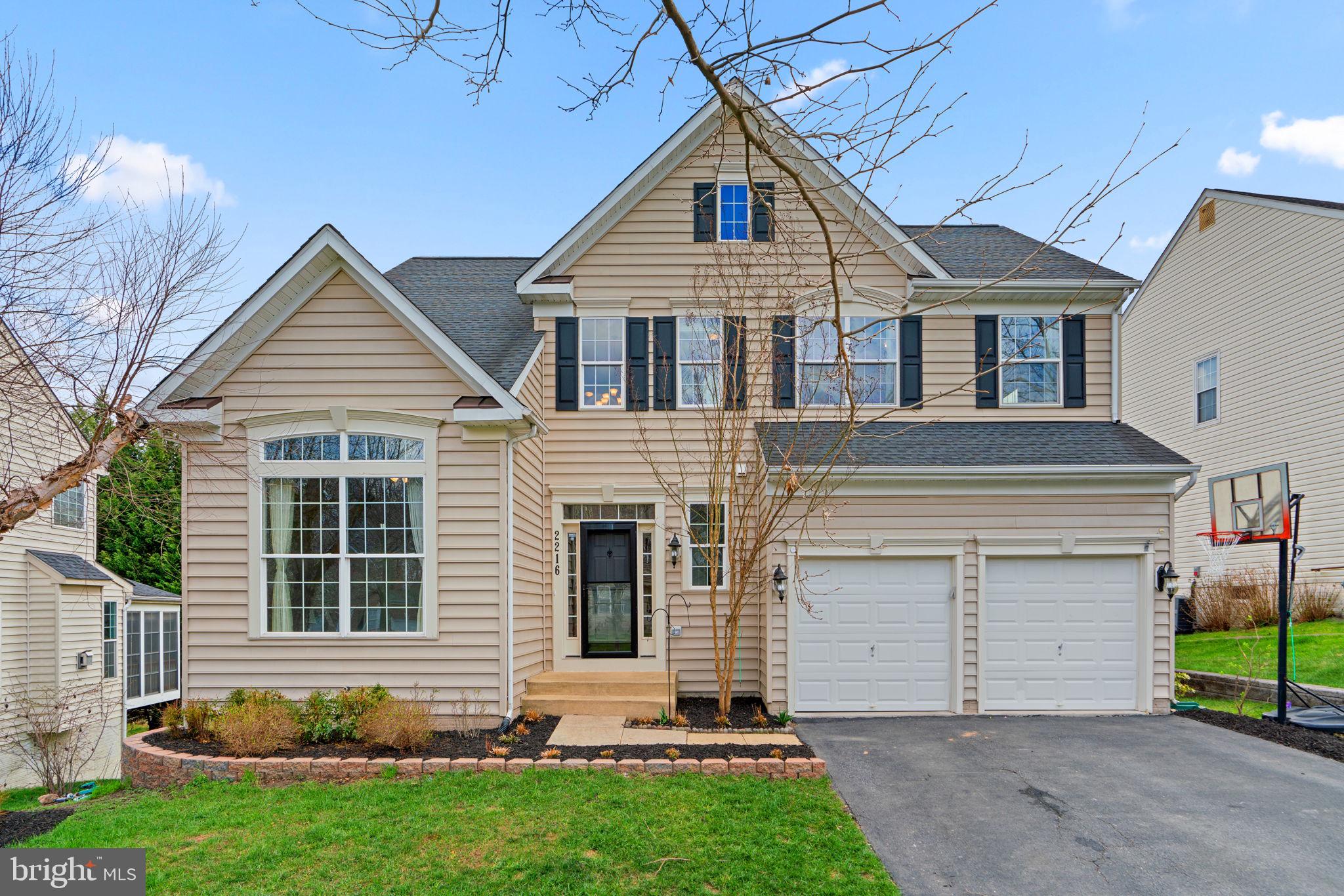 Nestled on a quiet cul-de-sac in sought-after Hollifield Estates, this 3496 sqft stunning north-facing Colonial offers premium, fully paid-off solar panels providing 100% annual energy offset, while the garage is equipped with a 220V plug, making it EV-charging-ready. Step inside to discover Brazilian hardwood floors and fresh paint throughout, creating a warm and inviting atmosphere. 

The impressive two-story foyer leads to a well-appointed study with vaulted ceilings and French doors, perfect for a home office. Across the hall, a stylish powder room adds convenience. The open-concept layout flows seamlessly, connecting the living room to the elegant formal dining room, highlighted by chair rail detailing and a chic chandelier. The upgraded eat-in kitchen is a chef’s delight, featuring modern cabinetry—some with glass fronts—gorgeous granite countertops, stainless steel appliances, a tile backsplash, pendant lighting, a spacious island, and a sunlit breakfast room with exterior access. The open and airy family room offers the perfect space to entertain, complete with south-facing windows and a cozy gas fireplace.

Upstairs, the expansive owner’s suite boasts a vaulted ceiling, a walk-in closet, and a luxurious en suite bath with dual sinks and a large corner soaking tub. The additional bedrooms are generously sized, and the upper level also includes another full bath and a convenient laundry room. The finished basement is a standout feature, offering a home theater setup with a projector, screen, and speakers. A full bath, an additional bedroom, and walk-out access to the backyard complete this versatile space.

Outside, the private, wooded backyard is perfect for relaxation and entertaining, featuring a spacious Trex® deck and lush tree-lined views for added privacy.