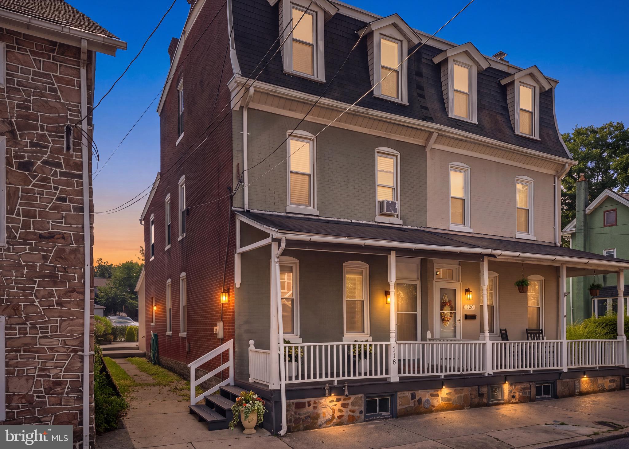 Welcome to the heart of Phoenixville, where timeless charm meets modern living. Just a short walk from vibrant Bridge Street, this beautifully updated 5-bedroom, 2-full bath home offers 2,232 square feet of inviting space and the walkable lifestyle you've been looking for. Spend your weekends exploring Phoenixville's renowned restaurants, breweries, boutique shops, coffee houses, and the beloved farmer's market—all just steps from your front door.

Start your mornings with a cup of coffee on the welcoming front porch before stepping inside to warm hardwood floors, abundant natural light, and spaces designed for everyday living and effortless entertaining. At the heart of the home is the remodeled kitchen, complete with new countertops, a stylish backsplash, and a wine bar with built-in wine refrigerator—perfect for whipping up meals for family and friends or gathering over a glass of wine at the end of the day.

A thoughtfully designed first-floor addition adds exceptional function and comfort with a full bath, heated floors, a skylight, and a convenient laundry area. Upstairs, five spacious bedrooms provide flexibility for family, guests, or a home office.

Outside, the expanded patio is ready for summer barbecues and evenings spent with friends, while the oversized driveway fits three vehicles and includes a Tesla charger—a rare convenience in the borough.

Blending historic character with thoughtful updates and an unbeatable location, this is more than a home—it's the opportunity to enjoy everything that makes Phoenixville one of the region's most sought-after communities.
