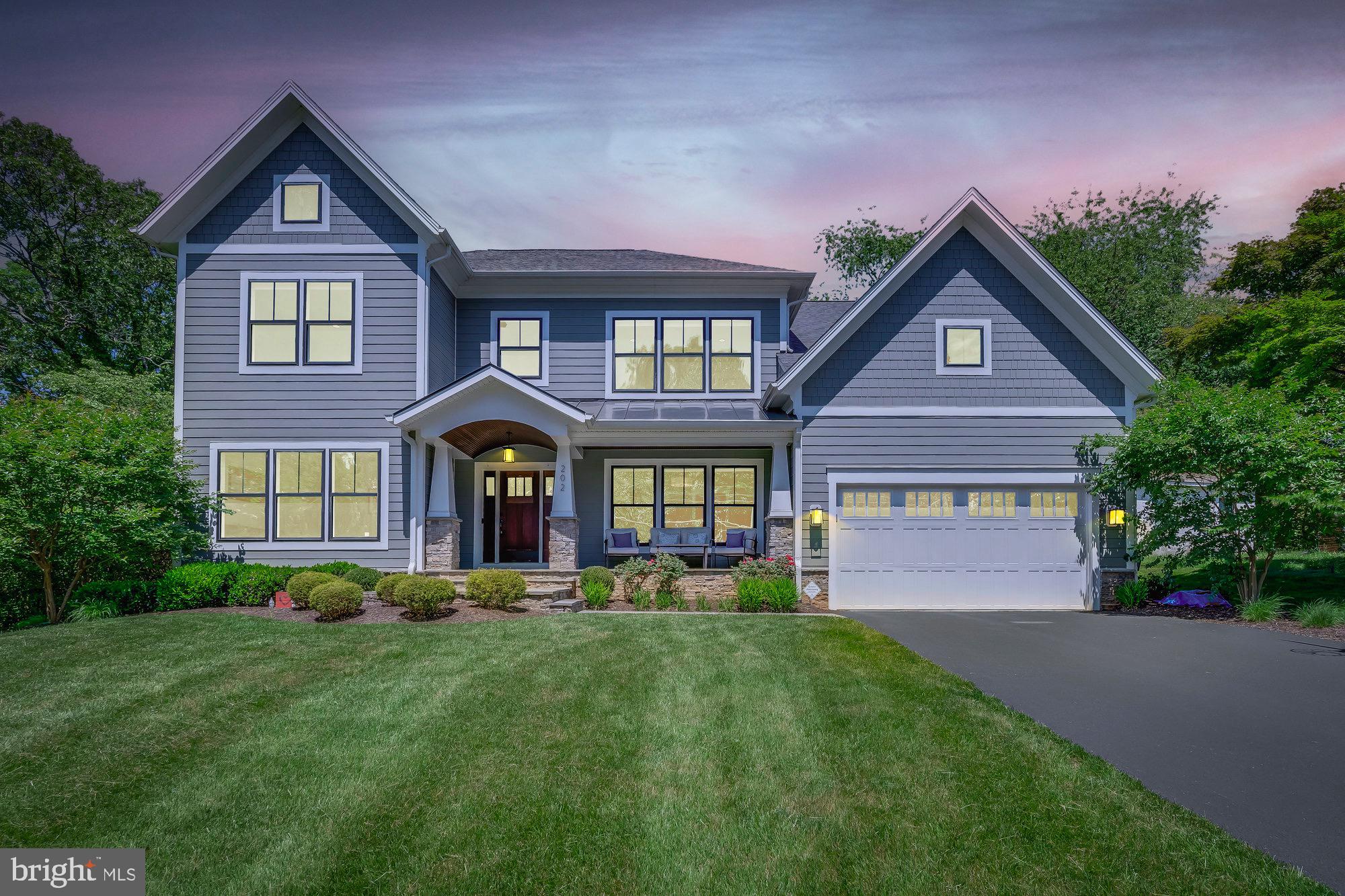 Stunning custom Craftsman home in the heart of downtown Vienna on a private .33-acre lot. This exceptional, move-in ready home by Evergreene Homes offers 6 bedrooms, 5.5 baths, and 5,769 sq ft of luxurious living space. Inside, discover an open and modern floor plan with a formal living room, dining room, butler's pantry with wine fridge, gourmet kitchen with top-of-the-line Miele appliances and breakfast room. Inviting family room with a gas fireplace and pre-wired for a surround sound system. Luxurious owner's suite with dual walk-in closets and a spa-like bathroom with a glass enclosed shower. Upper level laundry room and four additional bedrooms, each with private access to a full bathroom, including a Jack-and-Jill bathroom. The finished lower level provides additional living space with a recreation room, den, 6th bedroom and a full bath. Relax and unwind in the backyard, perfect for summer barbecues. This home features a 2-zone HVAC system, a water filtration system, a water softener system, and a prepped 220V outlet in the garage for future electric vehicle charging. This Vienna gem is conveniently located near the W&OD Trail, parks, shops, restaurants and offers easy access to Metro and commuter routes. All this and within the Vienna/Thoreau/Madison pyramid.