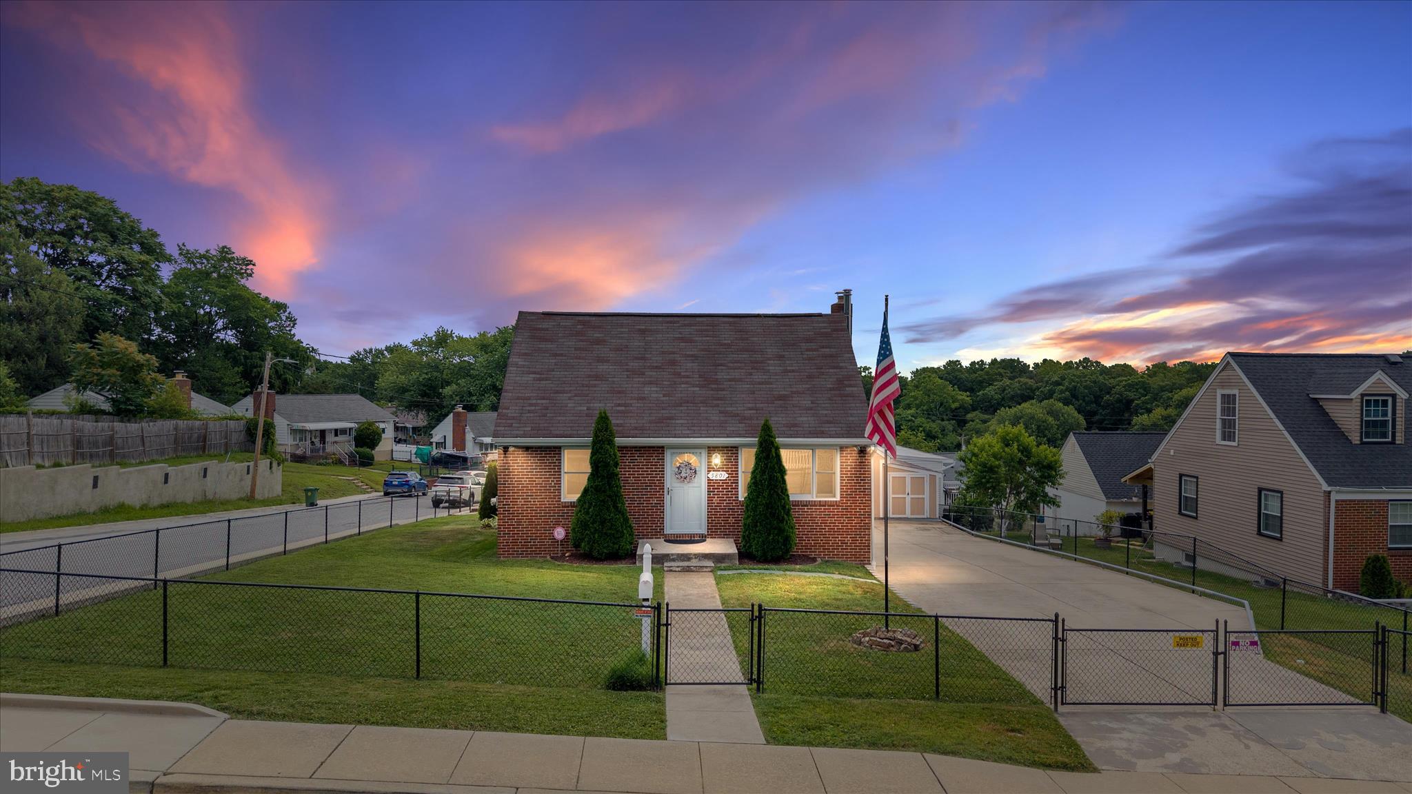 Welcome home to this charming Cape Cod nestled in the quiet and established Roland Terrace neighborhood! Conveniently located near major commuter routes and served by Anne Arundel County schools, this well-maintained home offers comfort, character, and functionality throughout.
The main level features beautiful hardwood floors, a newly renovated full bathroom, and a spacious main-level bedroom, providing flexible living options. Step outside from the kitchen to a spacious two-level deck, perfect for entertaining or relaxing, complete with an included hot tub.  Upstairs, you'll find two additional bedrooms with brand new carpet and paint. The partially finished lower level offers additional living space complete with a cozy wood stove, along with plenty of storage.
A large detached two-car garage—rare for this area—provides exceptional parking, storage, or workshop space, along with additional front and side driveway parking.
Lovingly cared for by the owners , this home is move-in ready and waiting for its next chapter. Don't miss your opportunity to make it yours!