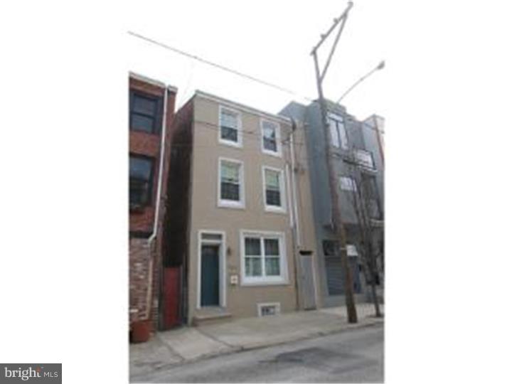 Northern Liberties home with over 1,800sf of living space, an enormous rear deck, and a 3rd floor Master Suite in prime location. Come check out this 3-story recently renovated property with fenced in yard and deck, perfect for entertaining. Walk in to living room and open dining room with tons of natural light and beautiful hardwood throughout. Dining room flows into upgraded kitchen with stainless steel appliances and gas range and oven, custom tile back splash, flat panel cabinetry with modern stainless pulls, and polished granite counters. Second floor has 2 bedrooms and full bath with tub, and absolutely beautiful subway tiles throughout. Third floor is private master suite with high ceilings and recessed lighting a private en suite spa inspired bath expertly tiled with glass block accent. Truly the heart of No Libs and the most serene part of town, walk to EVERYTHING in the neighborhood. 1 block to Liberties Walk, Piazza, and Liberty Lands Park. 2 blocks to dog park and Superfresh. Property is center of dozens of No Libs restaurants and Gastro Pubs and coffee shops. New windows and on quiet street surrounded by luxury homes. TWO washer dryer hookups: one on second floor for stackable, and another located in basement for added convenience. We welcome your visit today!