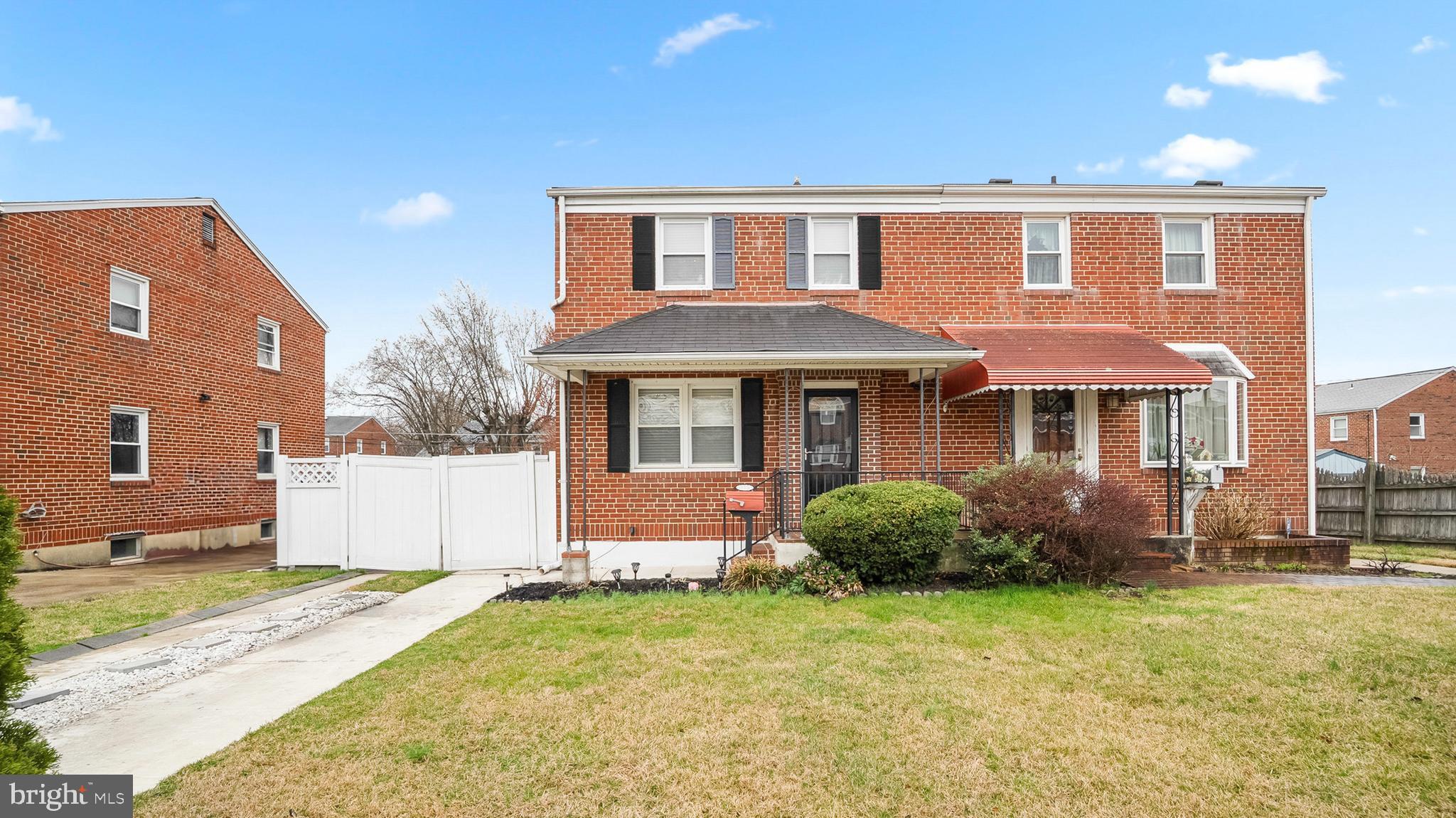 Welcome to 5103 Thomas Avenue – a beautifully updated 4-bedroom, 2-bath brick home in the heart of Nottingham! This charming semi-detached gem offers classic curb appeal with modern updates inside and out.

Step into a bright and inviting main level featuring gleaming hardwood floors, a spacious living room, and a separate dining area ideal for entertaining. The updated kitchen boasts dark cabinetry, stainless steel appliances, white countertops, and a stylish subway tile backsplash. Walk right out to the covered rear porch—perfect for summer barbecues and morning coffee.

Upstairs, you'll find three comfortable bedrooms and a full bath. The finished lower level offers flexible space for a home office, rec room, or guest suite, complete with a second full bath and laundry area.

Outside, enjoy a large, fully fenced backyard with a private driveway, a patio, and a shed for additional storage. This home sits on a quiet, tree-lined street in a sought-after neighborhood—convenient to shopping, dining, parks, and major commuter routes.

Recent updates include HVAC, windows, appliances, and more! Don't miss your chance to own a well-maintained home with space, style, and a fantastic yard—schedule your tour today!