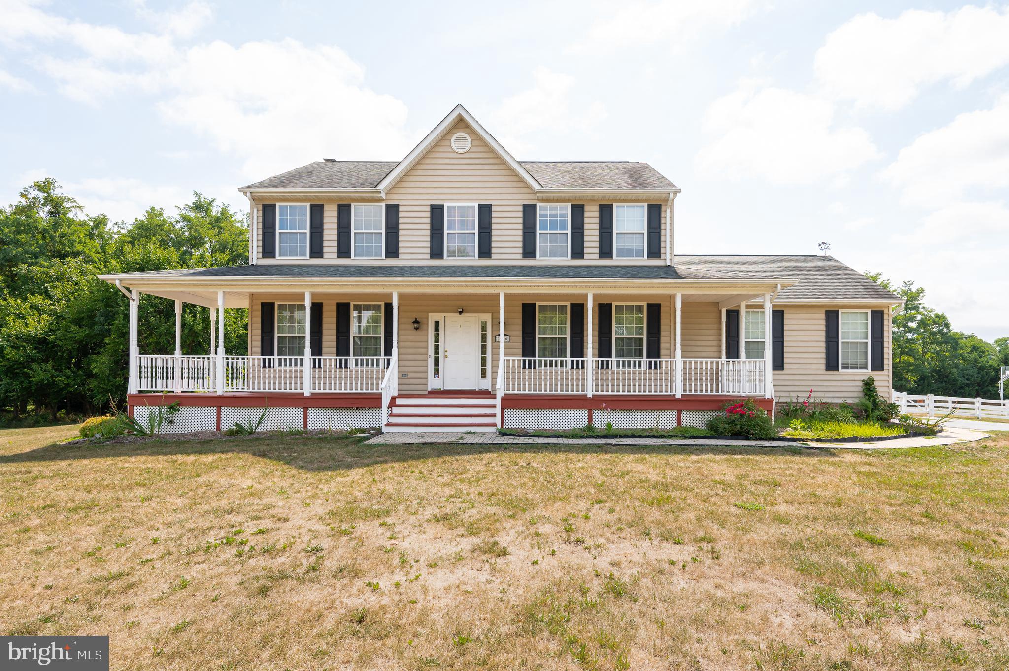 Here is your opportunity to live in one of Jefferson County's most desireable neighborhoods! Welcome to Carriage Park II. This 2,128sq. ft.  home features  four bedrooms, two and a half baths, and double car garage. The primary bedroom has a walk in closet, walk in shower and whirlpool tub. The full unfinished basement gives you the opportunity to make it into any kind of additional living space you desire. There is a covered porch along the entire front of the house. The fenced in the back yard will be ideal for your pets. The heat pump was replaced 5 years ago.  Located in an excellent commuter location, it is less than 10 minutes from the Historic Harpers Ferry National Park where the Marc Train stops Monday through Friday and Amtrak makes a daily stop. Cross the bridges at Harpers Ferry and be in Virginia or Maryland in minutes. Travel 340 in the opposite direction to Charles Town and Ranson which feature The Hollywood Casino and race track. Plenty of shopping, restraunts and historical places to visit will await you there. Houses are not for sale in the Carriage Park II neighborhood so schedule your showing today!!!
