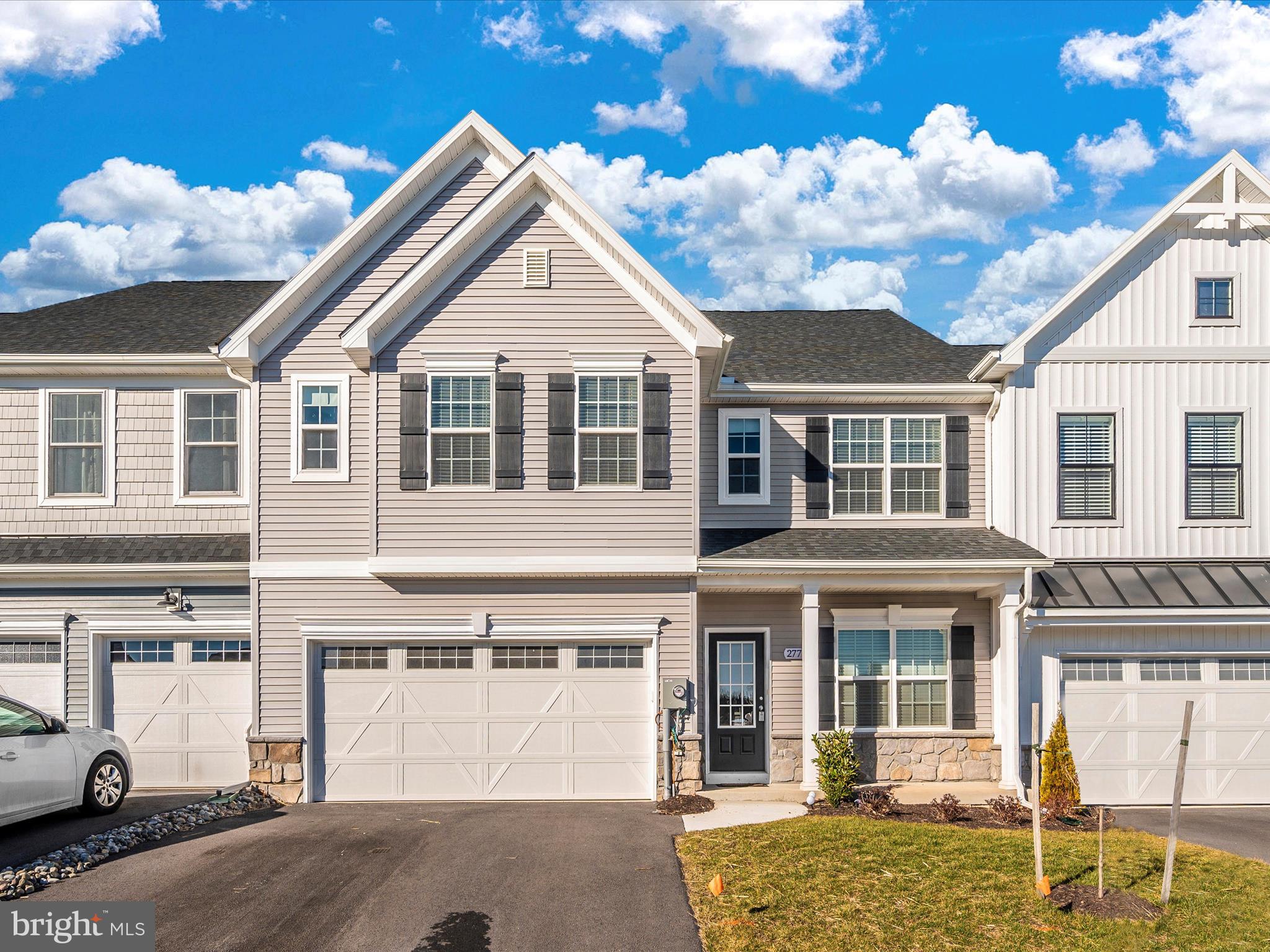 Welcome to your almost-new villa-style home in the charming Kellerton community! This beautiful Morgan model was completed in 2022, offering you the opportunity to move in without the wait of building from scratch. Boasting 3 bedrooms and 2.5 baths, this home provides a perfect blend of modern comfort and thoughtful design.

As you step inside, you're greeted by a home office on the right side of the foyer, featuring double glass doors that provide a view of the front yard and the community. The first floor is highlighted by a spacious master suite, complete with a full bath featuring a garden tub, separate shower, dual sinks, and a generously sized walk-in closet.

The heart of the home lies in the expansive kitchen, showcasing light grey cabinets, corian counters, stainless steel appliances, a substantial island, and a designated table space. Recessed lights and wood laminate floors add a touch of sophistication to this inviting space. The family room, with its carpeted flooring and cathedral ceiling, offers a cozy atmosphere, and the loft area on the upper floor overlooks this space.

Upstairs, you'll find two large bedrooms, a full bath, and a versatile open area that can be transformed into a recreational room, exercise space, or whatever suits your lifestyle. Additional features include a large insulated 2-car garage, convenient first-floor laundry, and all-electric utilities throughout.

Step outside to the cute screened-in porch, a perfect spot to enjoy warm summer days while overlooking the rear yard. This home is thoughtfully designed with comfort and functionality in mind, providing you with a fantastic opportunity to make it your own. Don't miss the chance to call this wonderful property your home sweet home!

**Community amenities include a clubhouse with gym, community pool, dog park and dog bathing area in clubhouse, picnic area, basketball court, playground, picnic area, and so much more!