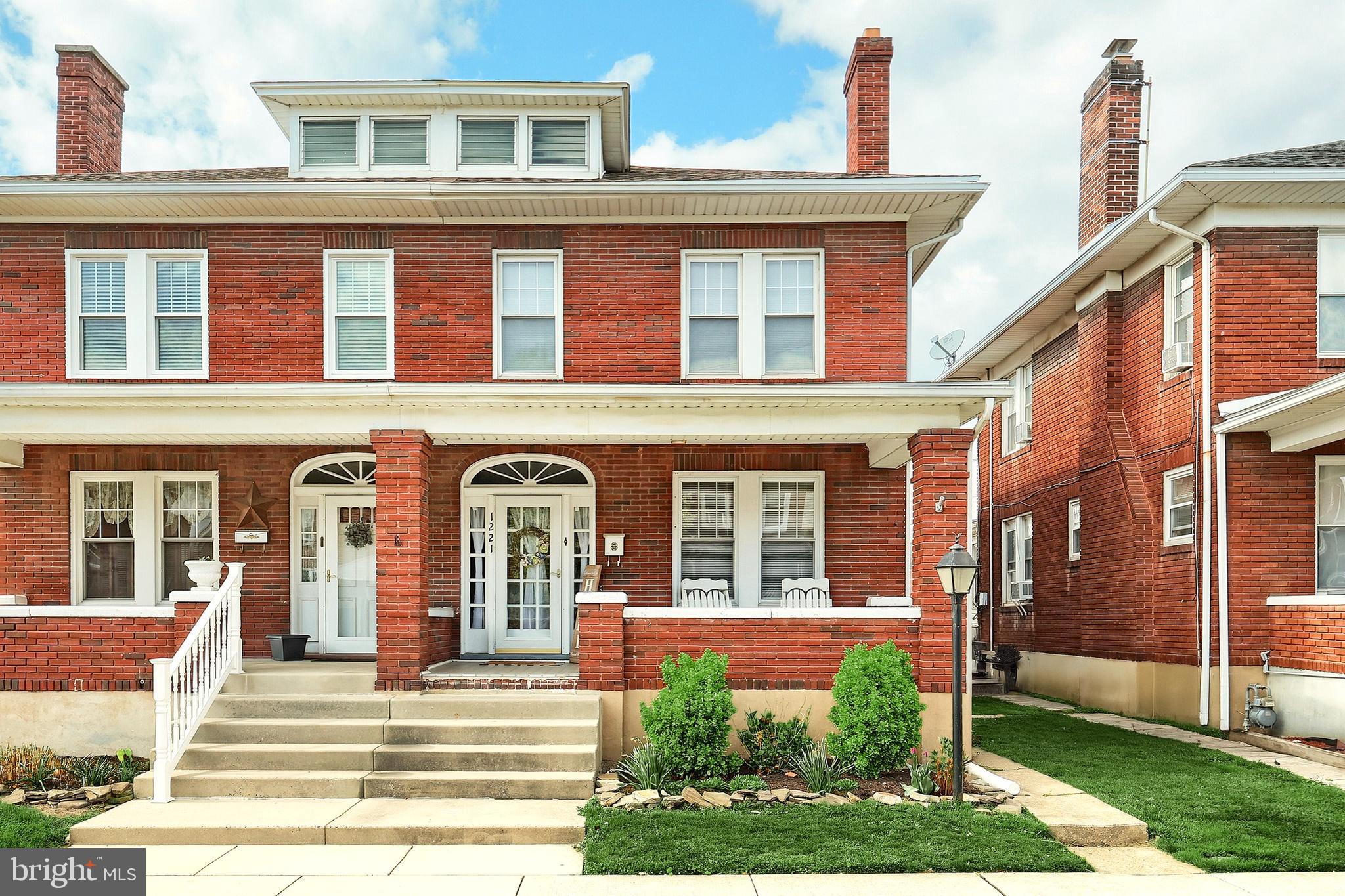 Exceptional Brick Semi located in East York.  Maintenance Fee Exterior with Trex Flooring on the Front Porch, to the Wrapped Windows and Soffit and Facia  to the Vinyl Privacy Fence with Back Porch and Balcony.  All this before you even go in the House.  Entering the Living Room is the warmth of the carpeting, the fireplace and the beautifully finished plaster ceilings and side windows.  The Dining Room greets you with French Doors and room for a full dining room set.  The  Eat in Kitchen has  a glass backsplash, gas cooking and new refrigerator.  The Second Floor has 3 Nicely sized Bedrooms and Full Bath.   Access from the second floor is the Walk Up Attic that provides plenty of storage.  The Basement is partially finished and is being used as a 4th bedroom but could easily be used for entertainment/ rec room.  The washer and dryer are included and in the utility area in the back basement.  Home is in Very Good Condition and taken care of.  Come and Take a Look before it is Gone!