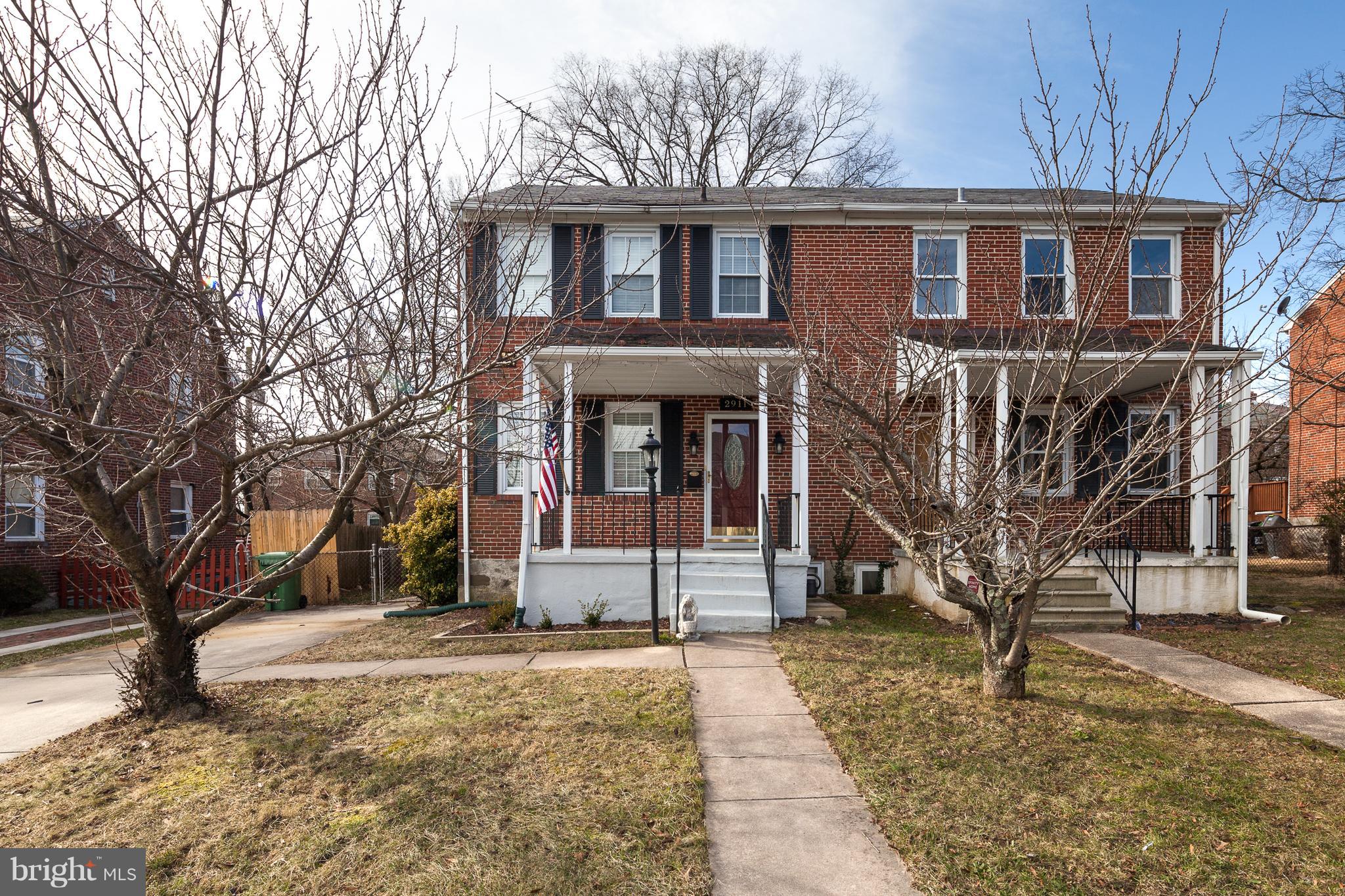 This updated 3BR, 2BA brick, semi-detached townhouse in Parkville has an abundance of sought after features that make this home an oasis immediately upon entering. From the gleaming hardwood floors throughout the majority of the first and second floor, to the amazing new rear deck with a privacy fence, this home has many versatile uses, from relaxing to entertaining. Majority of windows are replacement windows. A 2-year-old furnace, replaced in 2017, along with a stainless steel dishwasher and oven. Off street parking, along with ample street parking. Not to forget, a completely finished basement with a full bathroom, and workshop area!