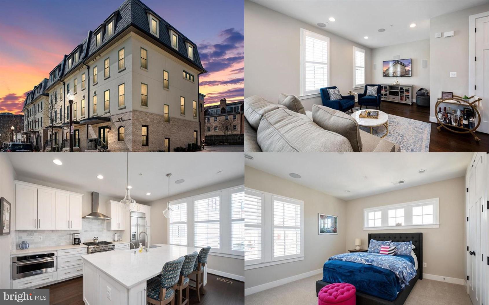 This beautiful end unit townhouse is perfectly located in the heart of Ballston, steps away from restaurants, shops, bars, hotels, metro, and more! 4 bedroom, 4 and a half bathroom, 2018 townhome was built with high-end lux finishes, boasting an elevator, wet-bar, plantation shutters on every window, ceiling bluetooth speakers, custom closets, and an attached two-car garage wired for Teslas! There are exquisite finishes and conveniences throughout this practically brand new home, including surround sound in the family room for watching movies and sports, ensuite bathrooms, a top floor lounge with bar and access to balcony to host your friends and family, and plenty of guest parking. This quiet, inviting neighborhood is perfect at any stage of life! Just a 5 minute walk to Ballston Metro, and a few blocks away from parks, gyms, movie theater, grocery stores, and more! A neighborhood you would love to call home! It doesn't get much better than this!