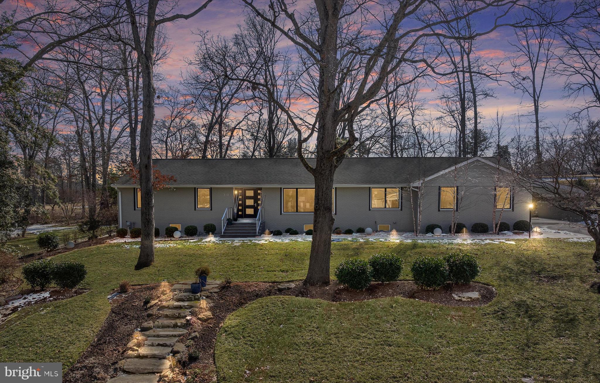 Offer Deadline - Friday 4/11 @ 3pm.  A rare offering.  Set along the 6th green of the Chartwell country club golf course,  every inch of this stunning ranch home has been fully renovated with exceptional thought and finishes.  Kitchen includes high end cabinetry,  gorgeous quartz counters and a large center island.  The main level primary suite was expanded and is light and bright with views of the golf course and a waterfall koi pond surrounded by lush landscaping and lighting.  In the finished lower level, there is a very large storage space with easy potential for another bedroom.  The screened porch is another level you must see for yourself!  This meticulous home is the perfect blend of modern and timeless.  All located near sought-after schools, Chartwell Country Club, St. Andrew’s Swim and Tennis, major commuting routes and so much more.