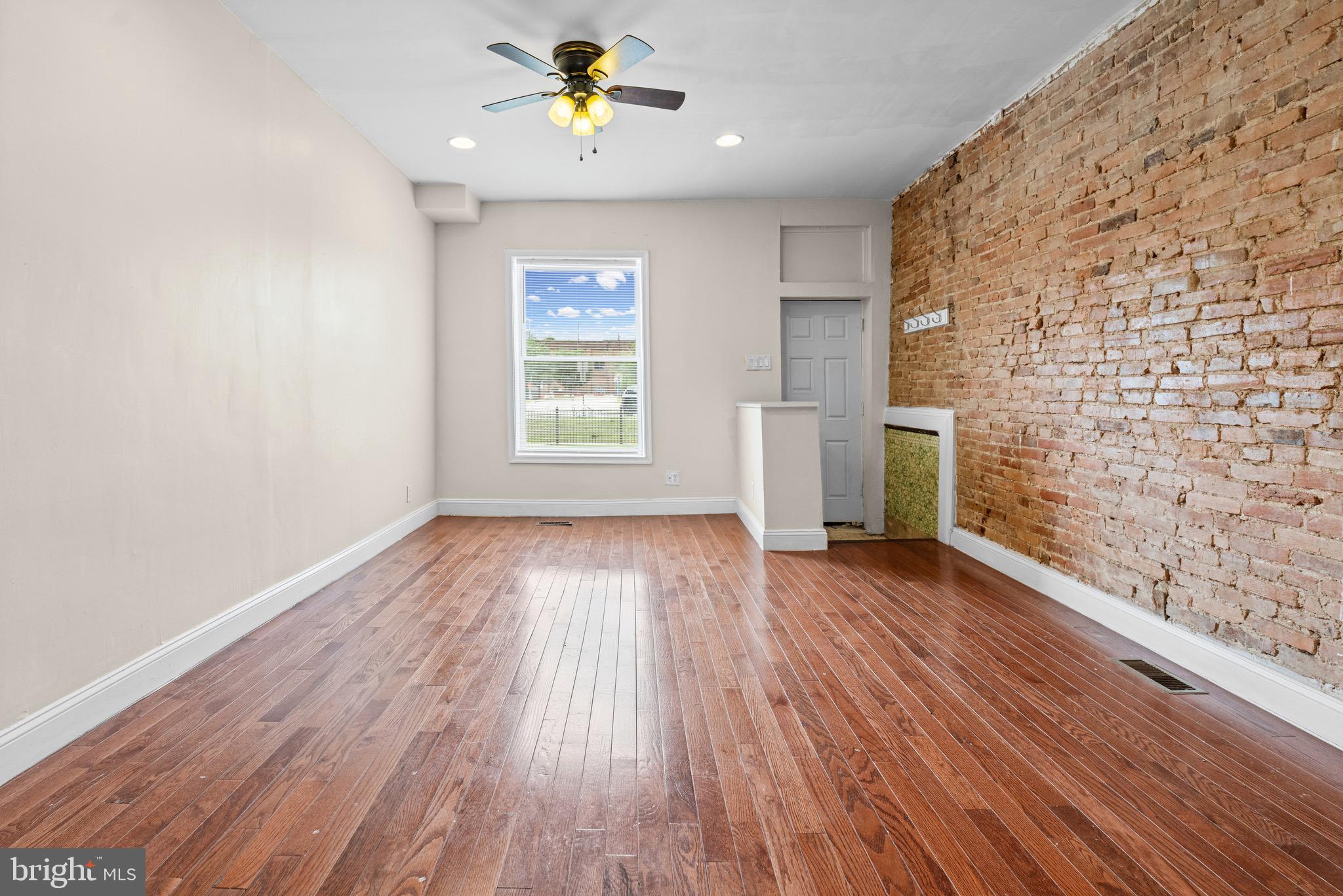 This fully rehabbed gem beautifully blends modern elegance with classic charm. You'll fall in love with the exposed brick wall that adds character to the space, while the gleaming hardwood floors create a warm, inviting atmosphere. The kitchen is a chef’s dream, featuring sleek granite countertops perfect for both cooking and entertaining. Don’t miss the chance to make this stylish 3 Bedroom / 2 bath home yours!

This property is ideally located just five minutes from downtown, only one minute from the MARC train system, and directly across the street from your MTA hub. Perfect for commuting, exploring, or enjoying all that Baltimore has to offer!

Seller is willing to give a credit for New Applainces or Backyard Improvements.