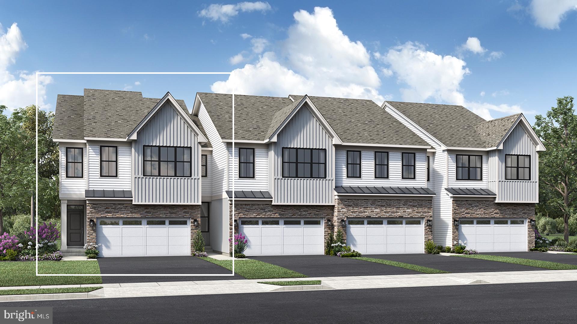 Quick Move In! Located in the desirable Franklin Station neighborhood located in Media, PA. This stunning  Declan End Unit Villages townhome boasts 3 bedrooms and 2.5 bathrooms, providing 1,886 sq. ft. of space with unfinished basement with rough in plumbing (not counted in square footage) . Convenient location—quick walk to running/biking along the Chester Creek Rail Trail, to the Franklin Station Clubhouse Fitness Room and Pool, and shops/restaurants along Route 1. You will find that it's a quick drive to  the borough of Media, the Philadelphia Airport , and Wilmington. For commuters, this home has extremely convenient access to the to Septa Wawa Station (only a short walk away!). The Chester Creek Rail Trail follows Chester Creek along the Civil War-era Chester Creek Branch line of the Pennsylvania Railroad. One of the highlights of  310 Segel  Drive is that everything is brand new and the home comes with a 10 year warranty.  Hosting intimate gatherings with friends and family will be easy in the the open-concept kitchen that includes Quartzite countertop and  stainless steel appliances. The primary suite has a spacious, bright main room,  two walk-in closets , and an attached bath with a double bowl vanity and large glass shower. The many upgrades throughout the home add a touch of modern elegance, while the hardwood floors amplify the natural lighting from the large windows and add a designer inspired contrast with the white kitchen cabinets and pewter island . In addition to the thoughtful layout, this townhouse also features convenient 2-car garage, large deck with pergola. Whether you're a first-time homebuyer, a growing family, or a savvy investor, 310 Segel Drive has everything you need to live in comfort and style. See for yourself why this townhouse is the perfect place to call home. All of the photos are not of the actual home. The Sales Center hours are Monday 3:00- 5:00 and Tuesday-Sunday 10:00 to 5:00. Please call ahead for special holiday hours.