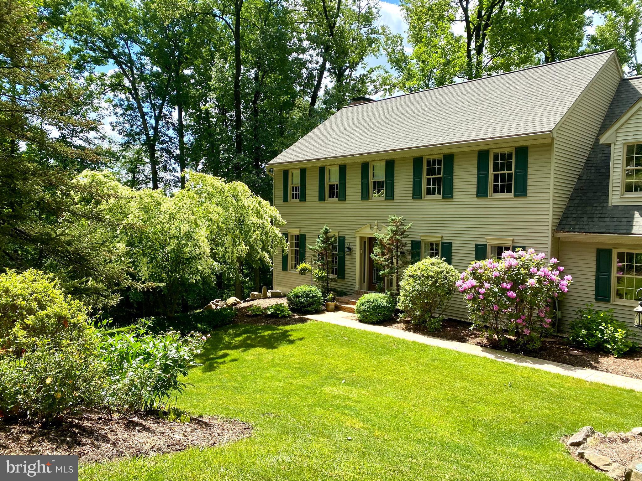 Move in ready condition!  Located in a quiet, wooded area just a few minutes from Mt. Gretna , with easy access to Rte 322, Hershey, Lebanon and Lancaster or a 5 minute drive to the Pa. Turnpike.   The  First floor features Brazilian Cherry flooring in the Living Room and Dining Room;  then proceed to the Family Room with fireplace.  This  flows into the kitchen with high end stainless steel appliances, including combination gas cooktop  convection oven,  granite countertops and  island, LVT luxury tile flooring,  cherry custom cabinetry, walk out to  composite deck area  for ease of entertaining or relaxing, all overlooking the backyard to watch the wildlife and enjoy nature.  The views are amazing no matter what the season.   Second floor features primary bedroom and bath and large walk-in closet , plus 2 other bedrooms and main bath.  Just when you thought you had seen the whole house you enter the separate in-law quarters, with its own full bath, bedroom, living room and mini kitchen (which could easily be converted back to full kitchen), all with bamboo flooring.   This area also has its own access to outside deck area.   The basement has one finished area with wood/coal stove, which could heat the whole house, if desired.  Remaining basement area could easily be finished to your liking.  Buy now before the rates go up, close at your convenience with seller lease back until August 1 - just in time for the start of the new school year.  Some furnishings available for purchase.