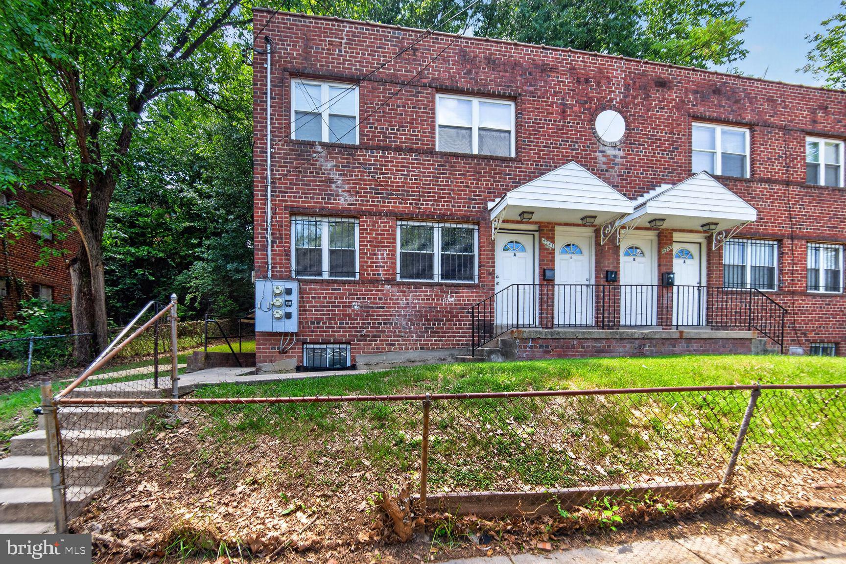 Exceptional value! Rare opportunity to purchase one or both side-by-side two-unit buildings offering immediate income potential, multiple ownership strategies, and long-term investment value. This well-maintained two-unit property is ideal for investors, first-time investors, or owner-occupants seeking immediate cash flow, long-term appreciation, and flexible ownership options.

Currently generating $3,400 per month in rental income, this property provides immediate cash flow from day one. The well-appointed apartments feature bright, spacious living areas filled with abundant natural light, luxury vinyl plank flooring, neutral finishes, generously sized bedrooms, updated bathrooms, and large eat-in kitchens with abundant cabinet and countertop space. A separate utility and mechanical room offers additional storage, while separate gas and electric meters simplify property management and tenant utility responsibility.

The flexible two-unit configuration offers exceptional versatility for a variety of living arrangements and investment strategies, including owner occupancy with rental income or full investment ownership. For qualified owner-occupants, potential rental income may enhance purchasing power, subject to individual lender guidelines.

The adjacent property at 4741 South Capitol Terrace SW is also available, presenting a rare opportunity to acquire one or both side-by-side buildings and create a four-unit investment portfolio with neighboring ownership. Ideally located near Joint Base Anacostia-Bolling, National Harbor, Capitol Hill, Downtown Washington, DC, Metro, shopping, dining, parks, and major commuter routes.