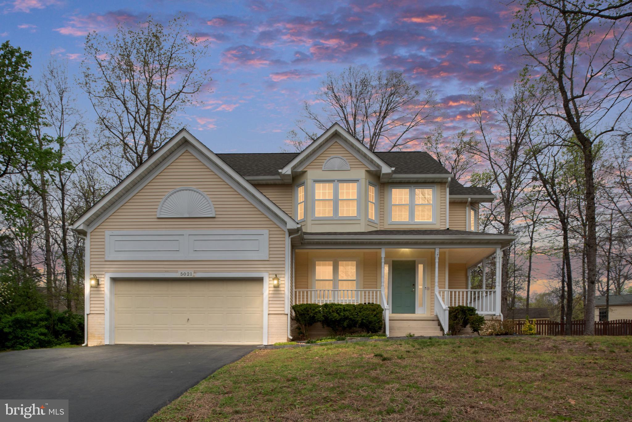 *****1 YEAR HOME WARRANTY INCLUDED***** NEW WINDOWS-NEW CARPET-NEW PAINT-NEW GUTTERS WITH LEAF SYSTEM*

**Welcome to 5021 Queensbury Circle, a charming 4-bedroom, 2.5-bathroom home in the highly sought-after Kingswood neighborhood of Fredericksburg, VA. This beautifully updated property features fresh paint and sleek new flooring throughout, creating a bright and inviting atmosphere. The updated kitchen is perfect for preparing meals with style and ease, offering modern finishes and plenty of counter space. A freshly sealed driveway leads to a spacious 2-car garage, adding both convenience and curb appeal. Also, you do not have to worry about having a clean house outside, the home has been freshly power washed and is ready for the spring season.  Also new carpet and new windows, new gutters with leaf system. New Plumbing fixtures, new garage door motor, new hot water heater and a new dishwasher. This home is turnkey and ready to move in! Also, the privacy and security of a fenced-in backyard, ideal for children, pets, or outdoor activities. Step outside to the large back deck, perfect for hosting summer gatherings or relaxing in the peaceful outdoors. The front porch provides a cozy space to unwind, sip morning coffee, or watch the sunset on warm summer nights. Kingswood offers an exceptional community with top-notch amenities including updated tennis and pickleball courts, a playground, a clubhouse, and an inground pool, perfect for family fun and relaxation. The home is conveniently located near Route 3 near all your major shopping locations. Yes, Target is only a 10-minute drive. Plus, it’s just a short 30-minute drive to the serene Lake Anna, making weekend getaways a breeze. This home is in a perfect location for friends and family to gather, offering a welcoming and convenient setting for both everyday living and entertaining. With its charm, prime location, and fantastic amenities, this home is truly a gem!