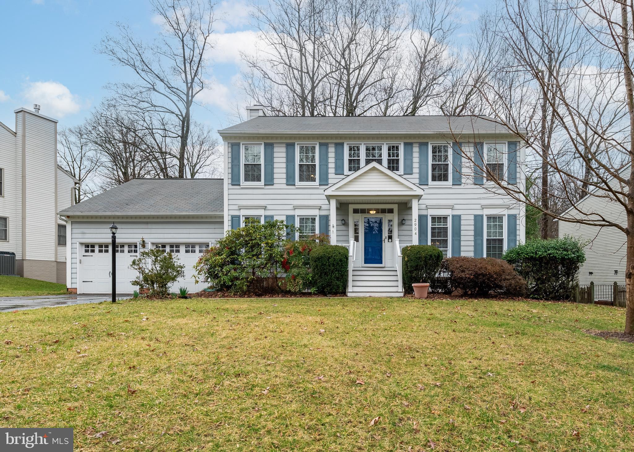 OFFER DEADLINE MONDAY 3/11 AT 6PM**Please remove shoes or use shoe covers, carpets are  new**  When opening front door push hard as the weather stripping is new and tight.  Please turn off all lights when leaving and lock all doors   Beautiful Colonial home featuring hardwood floors, new carpet, main level library, large rooms, open kitchen, with Stainless appliances including an induction range, island, family room with wood burning fireplace, breakfast room with skylights and door to deck, separate laundry room with new luxury vinyl flooring and doors to rear yard and garage. Upstairs are 4 bedrooms and 2 full baths, the primary suite has vaulted ceilings, a walk-in and wall closet and an remodeled bath with dual vanity, separate shower, soaking tub and skylights, lots of natural light throughout the house with large windows and skylights. Lower level features large club area, workshop area, storage, and rough-in for a full bath.  Front porch has been replaced to make it maintenance free. Large, flat fenced in yard and great deck for outside enjoyment.  This home is move-in ready and located just steps away from a park.