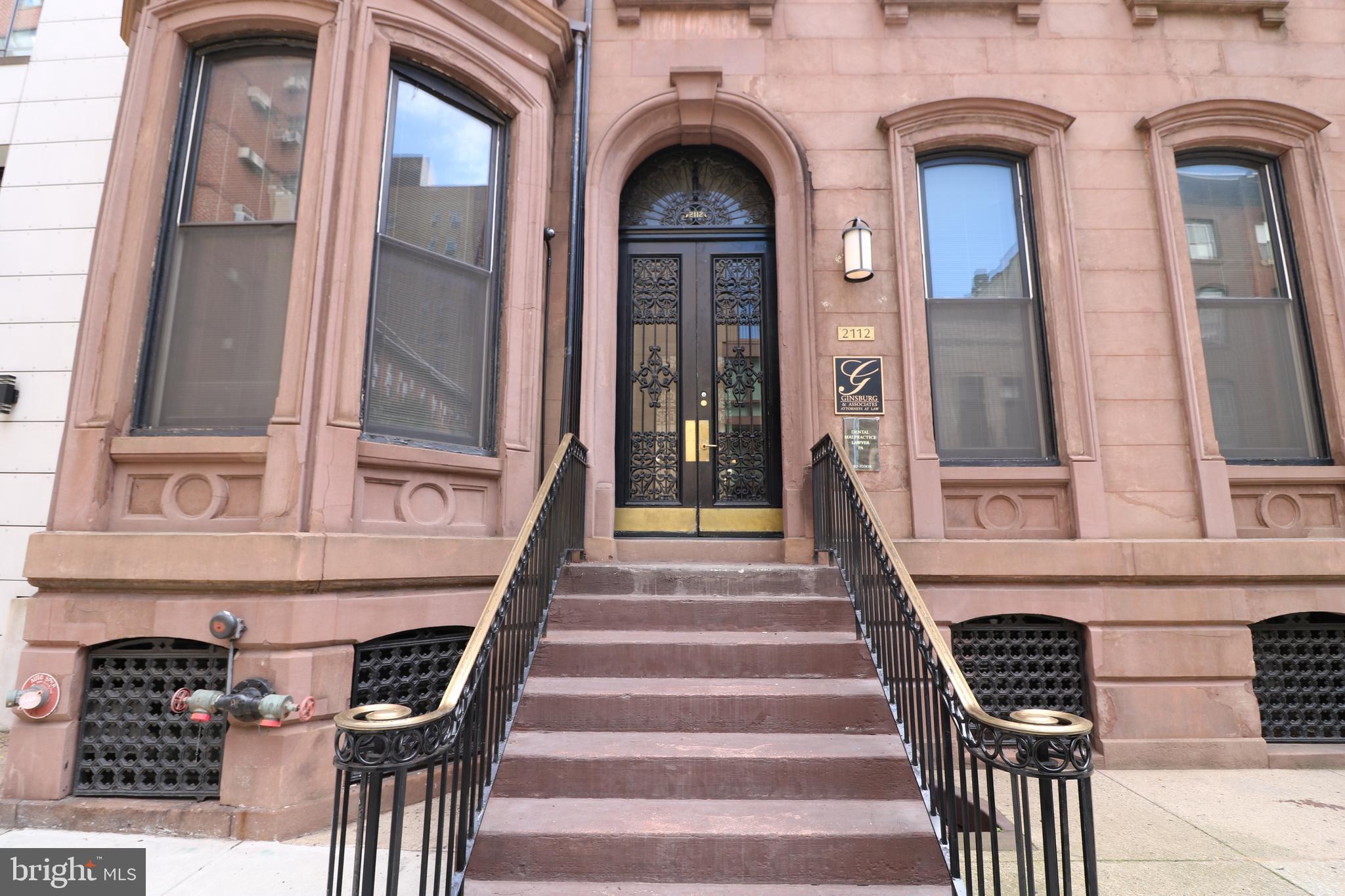 Introducing a rare opportunity to own a piece of Philadelphia’s Gilded Age legacy. Originally constructed by the distinguished Berwind family, this grand residence reflects the elegance and craftsmanship of a bygone era while offering the scale and amenities coveted by today’s luxury buyer.  Set on an exceptional double-wide lot just moments from Rittenhouse Square, the property spans approximately 13,000 square feet across five floors. Extraordinary original details remain intact, including intricate woodwork, ornate millwork, and stunning gold leaf trim—features rarely found and impossible to replicate. Currently configured as a professional office, the home offers remarkable flexibility and can be seamlessly reimagined as a spectacular single-family residence.  An elevator services all five levels, and the property includes the invaluable convenience of off-street parking for up to six cars accessed via Chancellor Street—an exceptional amenity in this premier neighborhood. This is a once-in-a-generation opportunity to restore and customize a historic estate of significant provenance into your magnificent private home in the heart of Philadelphia.