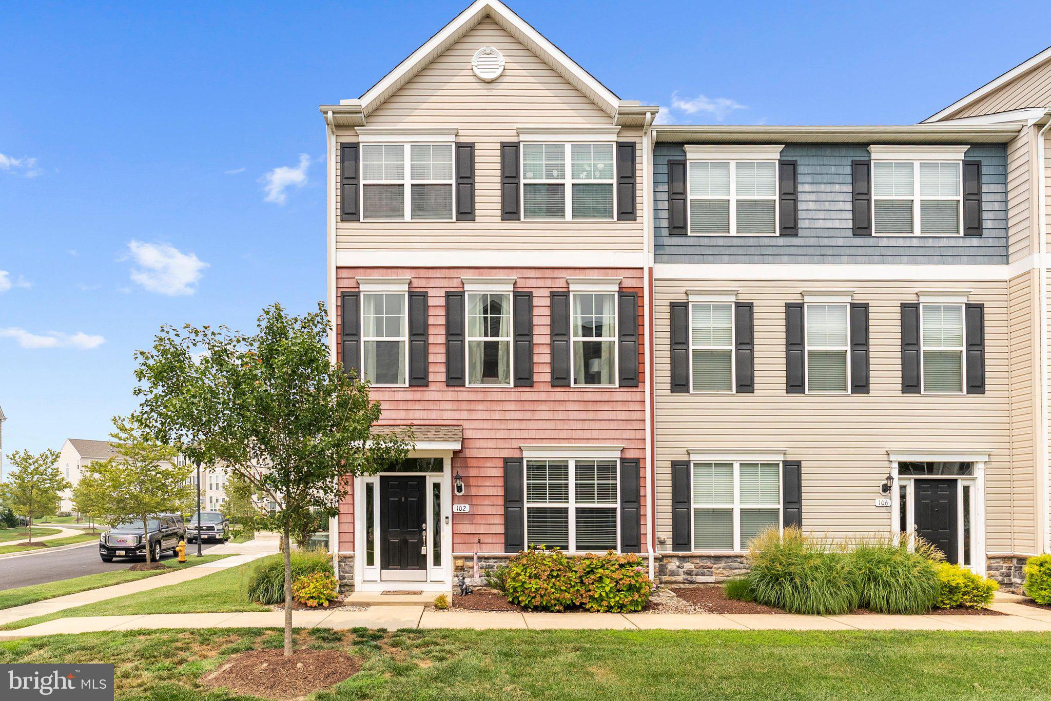Welcome to 102 Sophie Lane in the sought-after Ellendale community of Stevensville! This beautiful end-unit townhome offers 3 bedrooms, 2 full baths, 1 half bath, and a lower level flex room, combining comfort, style, and convenience.

Inside, you’ll find a functional layout that’s perfect for everyday living and entertaining, with inviting living spaces, a seamless flow throughout, and natural light that enhances the home’s warm and welcoming feel. The living room is highlighted by a stylish shiplap accent wall with an electric fireplace, creating a warm and inviting focal point. The kitchen features granite countertops and an island, while the composite rear deck provides the perfect space to relax, entertain, or enjoy your morning coffee. The bedroom closets are thoughtfully outfitted with custom California Closets® organization systems, offering both style and exceptional storage.

Located in the amenity-rich Ellendale community, residents enjoy access to a community pool, piers, walking trails, playgrounds, and beautifully maintained common areas, creating the perfect setting for an active lifestyle and family-friendly living. Conveniently located just minutes from shopping, dining, schools, and with easy access to Route 50, this home offers the ideal balance of neighborhood charm and convenience.

Don’t miss your opportunity to own this beautiful home in one of Kent Island’s most desirable communities!