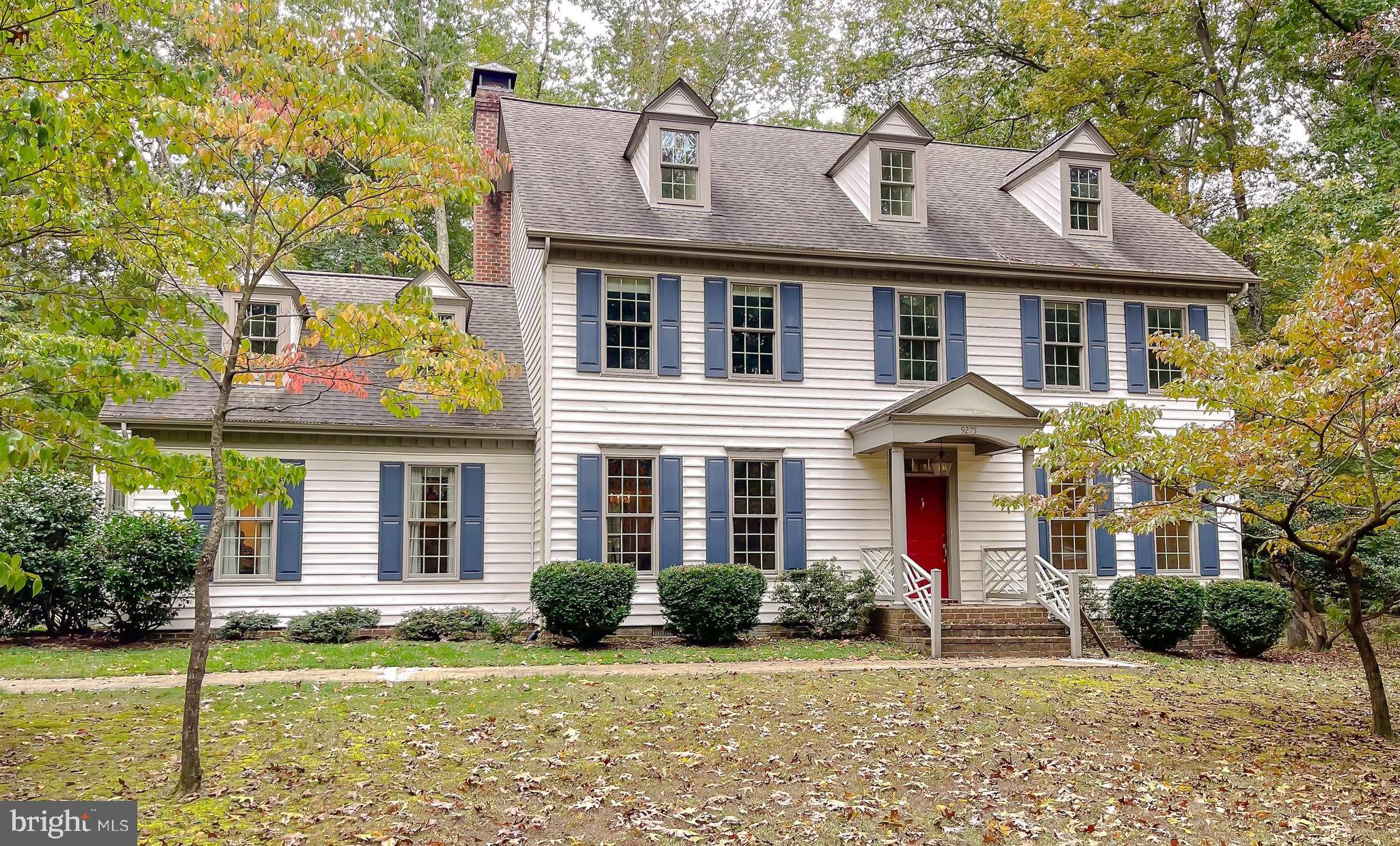 Price reduction! Wonderful home with great space both indoors and out. Plus, the adjacent lot provides additional privacy since it is not a buildable lot.  It was the location of a one room school house long ago. The spacious eat-in kitchen features a window seat and plenty of room to entertain. The lovely wallpaper and sconces in the dining room help to create a warm, dining experience.  The family room with a walk-in fireplace has gleaming wood floors and is always a welcoming room to enjoy.  The elongated windows throughout the first floor provide lots of great light and views. The primary bedroom is a total living space in itself with a sitting area, room for large or minimal  furniture, walk-in closet that has access to additional storage above the garage.  Large landing and hallway on this level makes it convenient for moving around easily. The third level has a large bonus room with multiple dormers, great light and space to make it work just right for you.  There is attic/storage space with dormers and the inside HVAC unit.  Loads of living/storage area in this beautiful, one owner home.