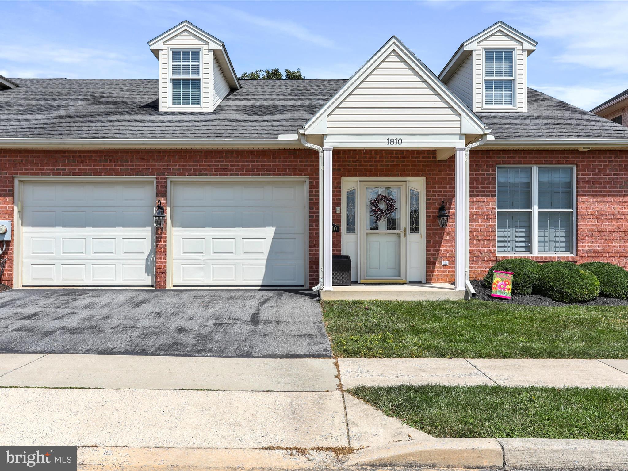 Open Sunday, March 30th from 2-4! Welcome to  Meridian Drive in Greenwich Park! This beautiful home offers 9' ceilings and main-level living featuring an owner's suite, plus two other first-floor bedrooms. Gleaming hardwood floors and tasteful crown molding enhance this traditional floor plan. Large living room with gas fireplace, and an equipped kitchen with 42" cabinetry and granite countertops. The upper level features two additional bedrooms/office space or potential storage. Private rear patio with awning is great for relaxing or entertaining. HOA covers lawn mowing, fertilizing, snow removal, and yearly window washing. Close to Rt. 40 and medical facilities! Schedule your showing soon!