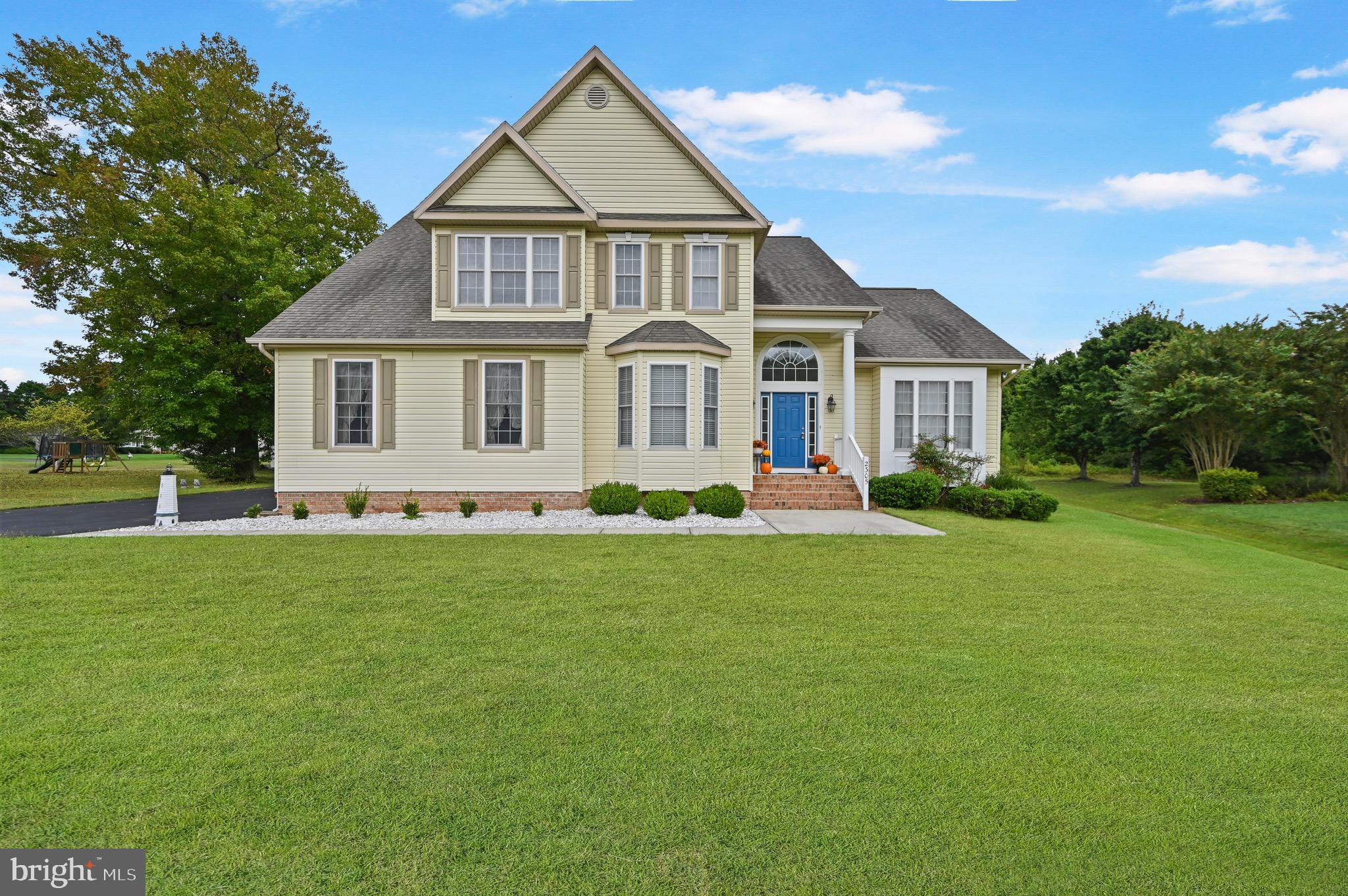 Unfortunately, buyers were unable to secure a contract on their home, so this beauty is back on the market! Beautiful home in the sought-after community of Jenkins Orchard in Pocomoke City, MD. As you walk into this gorgeous home that offers over 2700sqft of living space, you will be greeted with soaring ceilings above the living room and dining room to the right and a private study/office/playroom to the left. Beyond the dining room, the kitchen awaits you with upgraded countertops that flows into the family room with a cozy gas fireplace perfect for those upcoming cool evenings. Upstairs, a massive primary bedroom with en-suite bathroom is waiting for you along with 3 additional bedrooms with fresh carpet and paint along with the laundry. The dual-zoned HVAC systems have both been replaced in the past years, one in 2020 and the other in 2017. Newer appliances, tankless water heater, and a freshly sealed driveway are a few other upgrades this home offers.