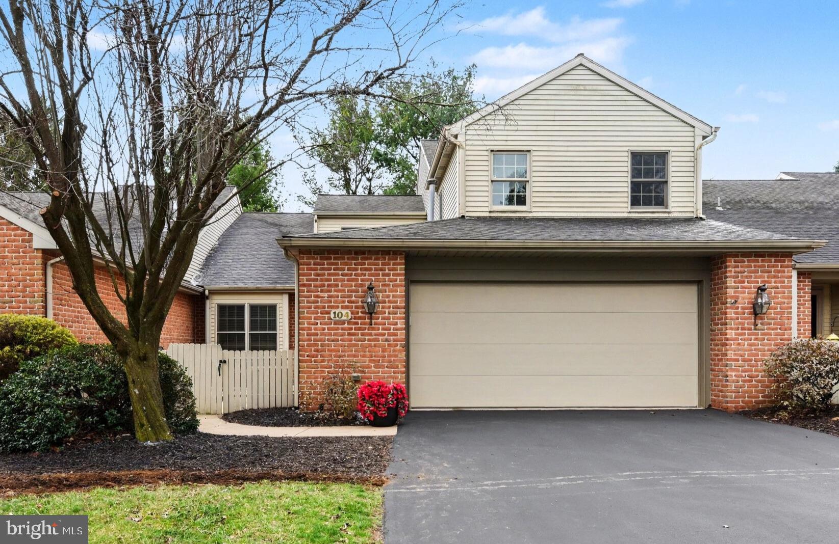 Welcome to this beautifully updated 3-bedroom home in the quiet Hershey community in the Derry Township School District, located 2.5 miles from Penn State Hershey Medical Center and downtown Hershey.
The home features a bright and inviting layout with vaulted ceilings, updated flooring in the living and dining areas, and a cozy gas tiled fireplace that creates a warm focal point in the main living space. The renovated kitchen has been updated with newer stainless steel appliances, granite countertops, and a stylish backsplash.
The primary suite is located on the upper level and offers generous space with a walk-in closet and a 2nd full closet. The attached en-suite bathroom has been beautifully updated to include 2 sinks, a soaking tub and walk in shower. A large second bedroom and hallway full bathroom completes the upper level. Third bedroom is located on the main level. A convenient powder room is also located on the main level. 
Enjoy relaxing in the private rear sunroom overlooking the peaceful backyard, perfect for morning coffee or quiet evenings. The finished two-car garage provides excellent storage and functionality.
This townhome offers easy, low maintenance lifestyle with plenty of upgrades.