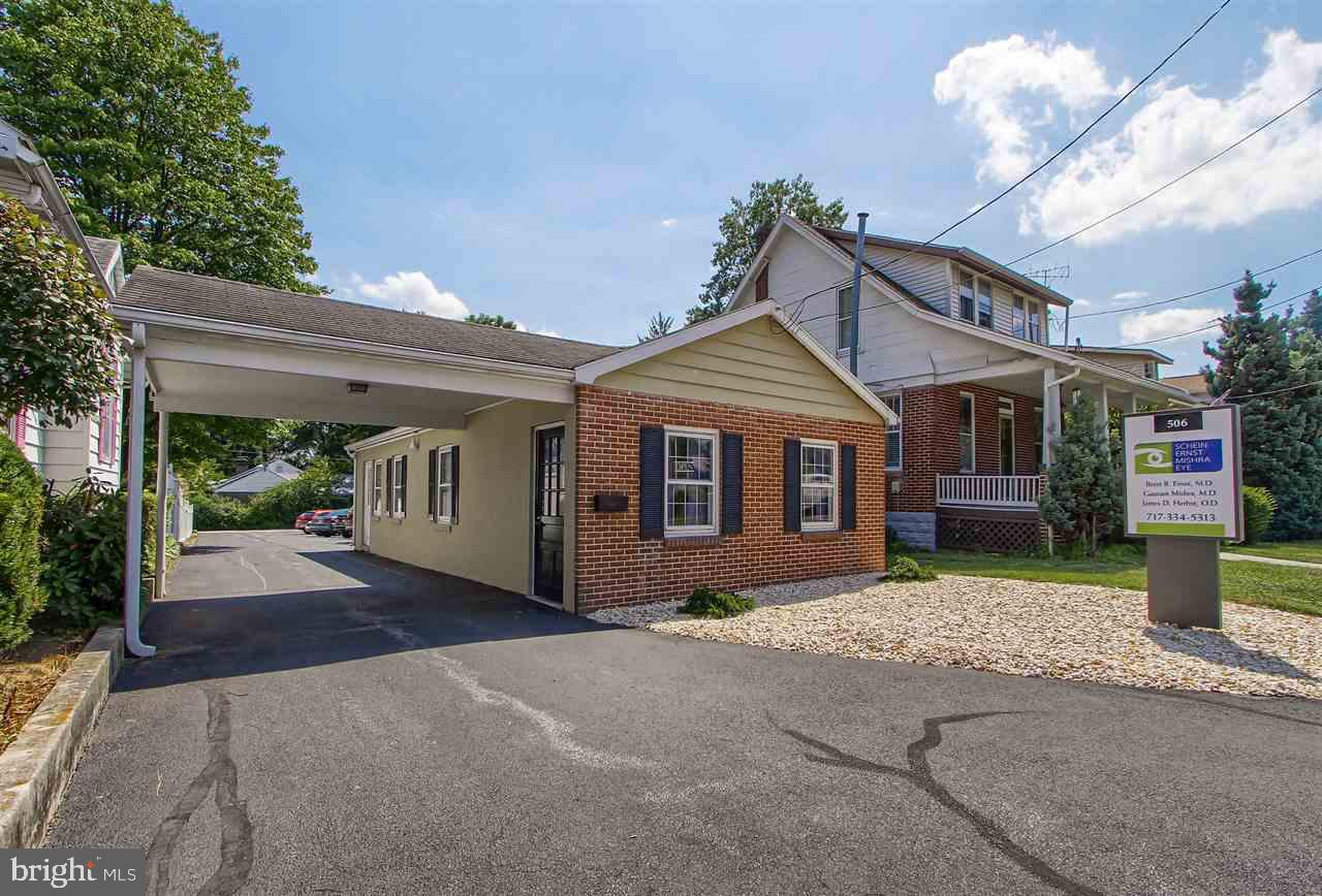 What a location! Perfect single practitioner for medial, professional serves, etc. Building will need renovated to meet new owners needs & requirements. Property available after 06/30/2017. current tenant will vacate by 08/31/2017. Property is zoned R-2.