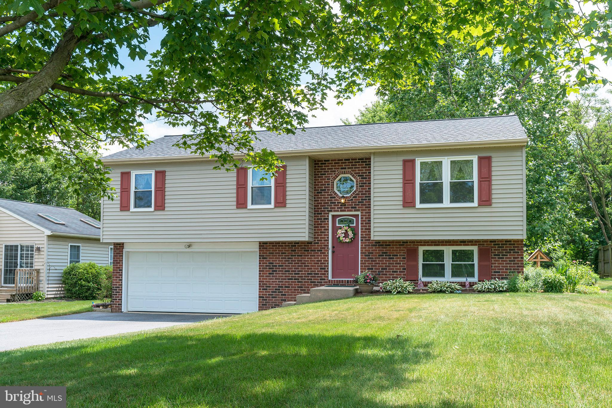 Adorable single home in Penn Manor School District. 1/3 acre flat backyard with gazebo/swing and mature shade trees. Sunny updated white kitchen with subway tile back splash, pantry, and all appliances. Dining area off kitchen with patio doors out to oversized deck. New automatic awning. New bathroom with marble vanity, skylight, and new tub/shower. Finished lower level family room plus another full bathroom. New HVAC in November 2018. Oversized 2-car garage. Tilt-in windows. New roof... Such a sweet home just outside of Millersville..