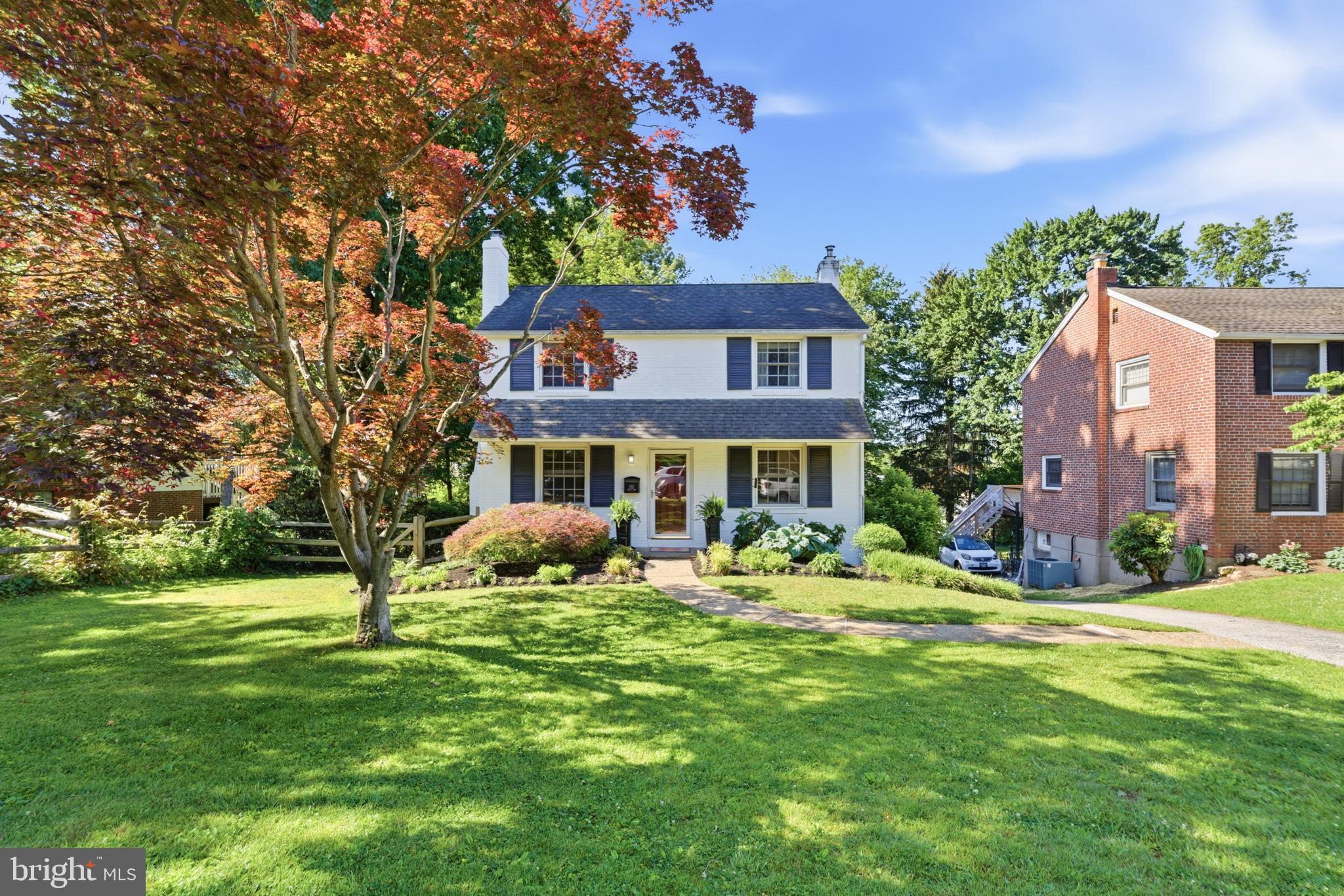 Welcome to 292 Valley View Road, a beautifully maintained colonial home in the highly desirable Scenic Hills neighborhood of Springfield where tree‑lined streets, walkability, and community pride create a lifestyle buyers love. Just a short stroll to Scenic Elementary School, this home blends modern updates with warm, inviting spaces designed for everyday comfort and effortless entertaining. Step inside to a sunny living room, where natural light pours across the hardwood floors and highlights the home’s warm, welcoming character. The dining room opens directly into the brand‑new modern kitchen (2022), thoughtfully designed with stainless steel appliances, sleek cabinetry, and generous counter space. This is the perfect setting for everyday meals, weekend baking, or hosting friends. A standout feature of this home is the added family room wrapped with windows and its own full bathroom, this space is ideal for gatherings, a playroom, a guest suite (4th bedroom), or simply a peaceful place to unwind. From here, step out onto the amazing, covered deck (installed 2018), where you’ll enjoy serene views of your private backyard escape perfect for morning coffee, summer dinners, or quiet evenings outdoors. This space becomes an extension of your living area for much of the year. Upstairs, the second floor offers a spacious primary bedroom with a wall of closets, two additional nicely sized bedrooms, and a full bathroom (updated 2010). The charm continues with a fully finished walkout basement (remodeled 2017), complete with built‑ins, flexible living space, powder room and direct access to the yard ideal for a home office, media room, or playroom. A brick fireplace, central air (HVAC installed 2025), and an attached garage (new door 2022) add comfort and convenience to the home. Commuting is easy with public transportation nearby and a short drive to regional rail, making trips into Philadelphia simple and stress‑free. Beautifully landscaped, lovingly maintained, and located in one of Springfield’s most sought‑after neighborhoods, this Scenic Hills colonial offers the perfect blend of modern upgrades, flexible living space, and everyday convenience. 

Showings start on Thursday, June 18.
