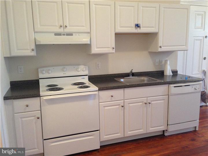 One bedroom with main level washer and dryer, yard and basement. All utilities included. 1st floor level unit with original refinished hard wood floors and new tile full bath. Huge walk in closet, plenty of light, close to Northern Liberties. Street parking. Cats allowed. Dogs restricted by size with pet deposit required.  Application $45/ applicant. First and last months rent, and security required before move in.
