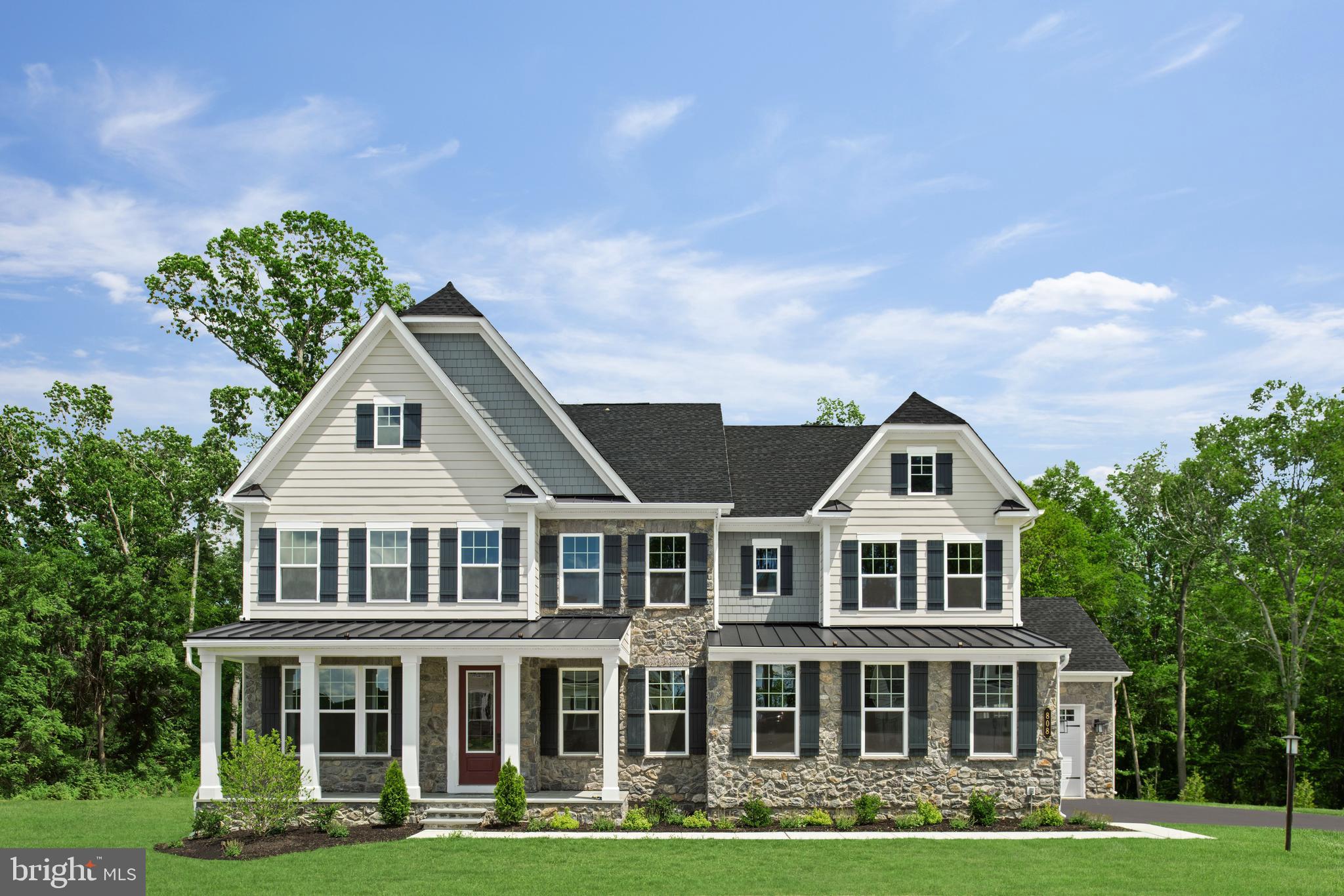 Welcome to Greystone by NVHomes. Greystone features the only single family homes in a neighborhood with sidewalks, rolling hills, and seven miles of walking trails just minutes from the Borough. The Marymount at Greystone features all the beauty and craftsmanship you deserve in a new home. You will love the hardieplank facade and blue stone front stoops that welcome you home. . As you walk into the foyer youre greeted by light-filled spaces that feel welcoming. To one side, is the dining room, perfect for formal gatherings. To the other a flex room to make your own, whether its a living room, music room -- even add glass double doors and built-in book cases to make it a library. Past a switch back, oak stair a gourmet kitchen with an oversized island that acts as the command center of the home, giving you a practical and functional space thats still elegant. Upgraded features including CushionClose cabinetry, quartz countertops, and 5" hardwood floors. The dinette is perfect for cozy family meals and the family room gives plenty of gathering space. Off of the 2 car side entry garage, you will enter into a family entrance with an arrival center and walk-in closet providing you with plenty of storage. Option for 3 or 4 car garage available. A double-door study makes work-from-home a viable concept, or make it a first-floor suite, perfect for guests. The second floor continues to give you the same sense of arrival as on the first floor with a wide hallway. Each of the bedrooms features a large walk-in closet and has access to a bathroom. But the true story luxury is shown in the primary suite. From its dramatic double door entry, this suite lives like a private retreat, providing two enormous walk-in closets, one with a full-length mirror; a tucked-away sitting area; and a spa-like bathroom with dual quartz vanities, roman shower, and a compartmentalized water closet. Your included finished basement with full bathroom gives you even more room to spread out!  Other floorplans and homesites are available. Photos are representative.