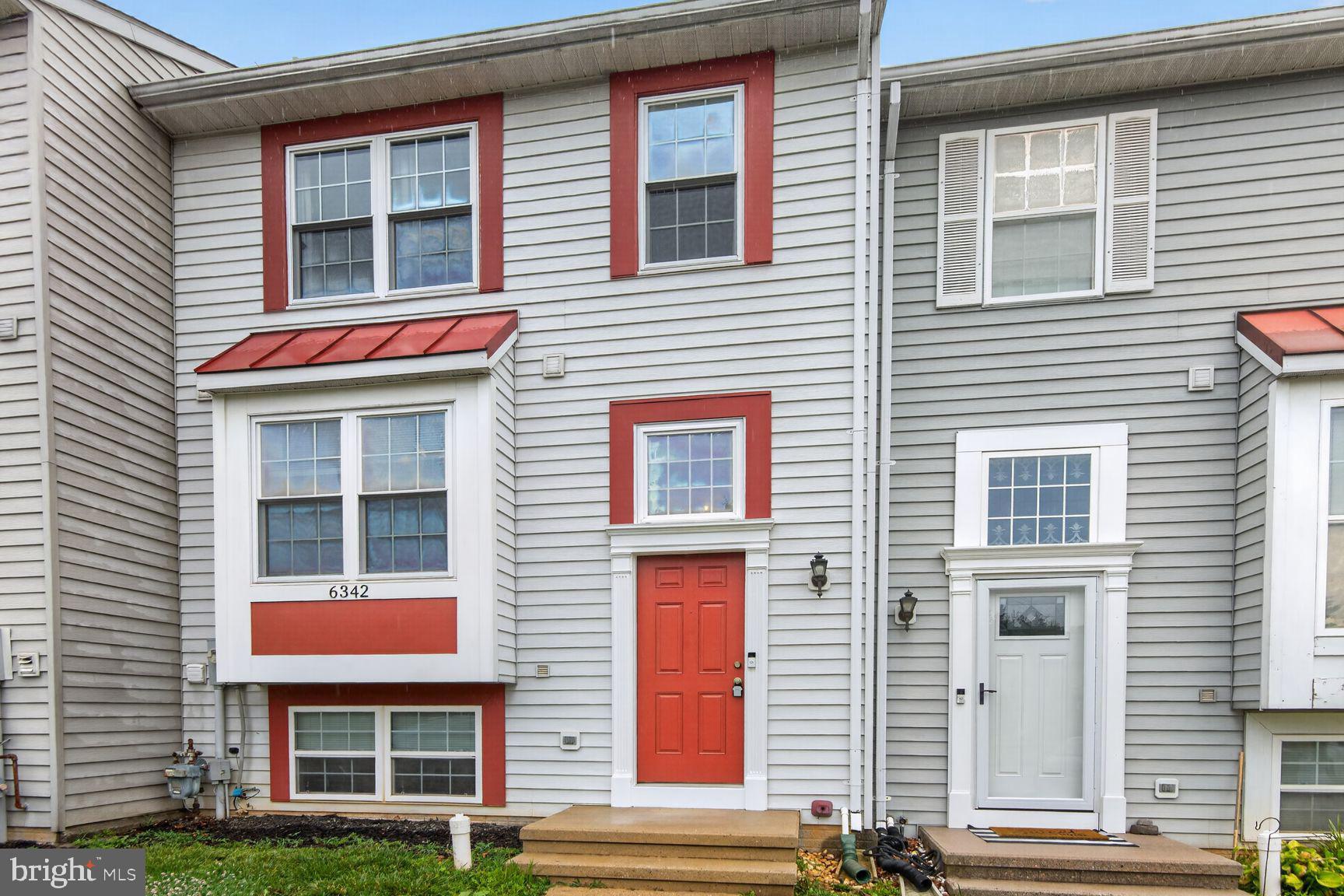 Welcome home to 6342 Jacobs Court in Eldersburg, where convenience, updates, and outdoor enjoyment come together! You'll love the abundance of parking with plenty of spaces for residents plus overflow unassigned parking for guests. Tucked toward the end of the parking area with minimal through traffic, this home offers a peaceful setting with a flat backyard overlooking mature trees.

Step inside through the impressive two-story foyer featuring a convenient powder room. The main level offers an inviting layout with a spacious kitchen, dining area, and family room highlighted by beautiful bamboo flooring. Sliding glass doors lead to the backyard, creating the perfect space for relaxing, grilling, or entertaining.

Freshly painted throughout with brand-new flooring, this home is truly move-in ready. Several windows on the front of the home are scheduled to be replaced. Major updates include a roof and furnace replaced just under seven years ago, along with several appliances updated within the last two to five years.

Upstairs, the generous primary bedroom boasts ample closet space, while two additional bedrooms are situated on the rear side of the home for added privacy. A full hall bath completes the upper level. The finished lower level provides even more living space with a recreation room, a second full bathroom, and a large laundry/storage area.

Commuters will appreciate the easy access to Routes 32, 26, and 70, while shopping, grocery stores, restaurants, and everyday conveniences are just minutes away. Outdoor enthusiasts will enjoy nearby Freedom Park, Liberty Reservoir, and Piney Run Park. Plus, you'll be just a short drive from the award-winning town of Sykesville, where summer farmers markets, local shops, dining, and community events await. Make your move now and enjoy all that this wonderful area has to offer!