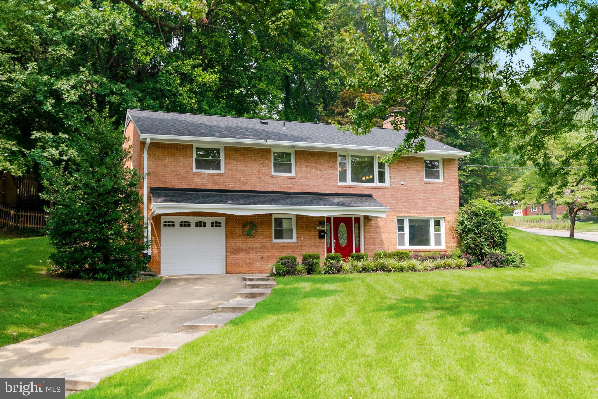 Nestled on a corner lot,  this house just says, "Welcome Home!"  Welcome also, to the North Springfield community! Tree lines streets. Neighbors out walking.  The smell of something being grilled...  And close by is Lake Accotink Park with miles of trails, bike, kayak and paddleboat rentals, miniature golf and more! The North Springfield Swim Club is less than a mile away for a quick trip to the pool on these hot summer days!  Back to the house... Recently painted,  it is ready for you to move in.  Enter into the large recreation room which has a mantled, stone hearth gas fireplace (you know the cold weather will return!) The kitchen has been upgraded - stainless steel appliances, marble countertops and a breakfast bar that overlooks the dining area.  Adjoining the dining area is the living room which also features a gas fireplace and a  sliding glass door to a large deck and the backyard. The fenced, tree lining backyard provides a feeling of sanctuary for sipping that morning cuppa, reading your latest book or setting fire to some hotdogs on the grill! The remainder of the upper level has three bedroom and two full bathrooms. Back on the lower level is a flex room that can be used for a bedroom, office, workout area, whatever you wish. There is also a full bath and a sizeable laundry room. Washer and dryer convey. The roof  and gutters were replaced this year and the HVAC was upgraded in 2021!  There is a one car garage to keep your vehicle out of the elements! Very conveniently located to major commuting routes (I-95, I-495, I-395, etc.), lots of shopping at Springfield Mall or other nearby shopping centers, featuring Traders Joes, Whole Foods, Giant Foods, and a plethora of restaurants just minutes away! C'mon! What are you waiting for?