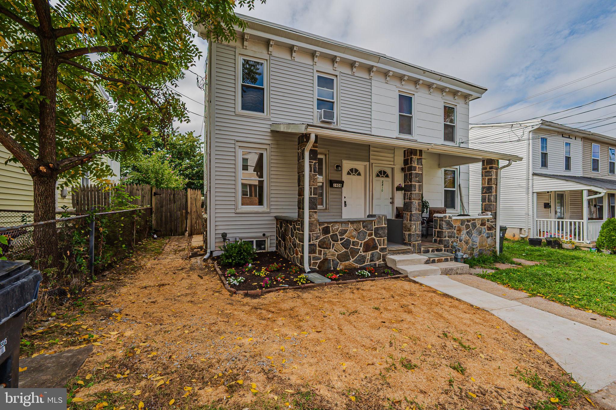 Welcome to 2408 W. 2nd Street, a beautifully renovated semi-detached home where classic Wilmington charm meets modern updates. Situated within the City of Wilmington, this move-in ready property offers stylish finishes, spacious living areas, and a convenient location close to Little Italy, Wilmington Riverfront, Trolley Square and I-95. Step inside to discover a bright, open-concept main level featuring brand-new luxury vinyl plank flooring, fresh paint, recessed lighting, and a spacious living and dining area that's perfect for everyday living or entertaining. The fully updated kitchen boasts white shaker cabinetry, granite countertops, subway tile backsplash, stainless steel appliances, gas cooking, and ample cabinet space. One of the bedrooms is on the main level. Upstairs, you'll find 3 generously sized bedrooms filled with natural light and an updated bathroom featuring modern fixtures and timeless finishes. Every room has been thoughtfully refreshed to create a clean, contemporary feel while maintaining the home's original character. Outside, enjoy a welcoming front porch, a private side / rear yard which is fenced with plenty of space for gardening, pets, or outdoor gatherings, and convenient off-street access through the side gate. Whether you're a first-time homebuyer or an investor looking for a turnkey property, this home is ready for its next owner. Located just minutes from downtown Wilmington, the Riverfront, parks, schools, public transportation, and I-95, this home offers the perfect combination of comfort, convenience, and value. Don't miss your opportunity to own this beautifully updated Wilmington home—schedule your private tour today!