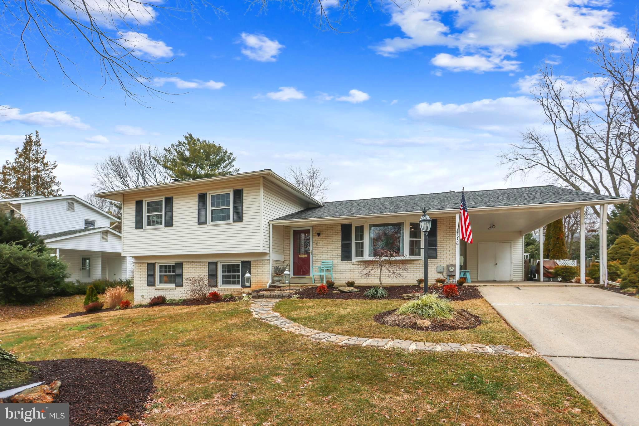 NO OPEN HOUSES.  Welcome to this sun-filled, renovated 4 level home!  Terrific features include a gourmet chef's kitchen with custom cabinetry, granite countertops, excellent table space w/bay window and more! You'll also fall in love with the amazing enclosed and super spacious porch, perfect for year-round entertainment and complete with TV hook up and ceiling fans.  The owners have replaced all major systems in recent years- 2015-2020: A/C (inside/outside), furnace, water heater, dishwasher, refrigerator, gas stove, microwave, heavy up, added ductwork into basement office, 2 outdoor security lights wired, 2 outdoor porch fans wired, living room bay window, porch screens; roof in 2014. There are 4 great bedrooms and 3 full renovated bathrooms, wonderful open living space with formal living and dining rooms, family room w/wood burning fireplace, home office and huge storage/utility room with great built-in shelving.  Outside you'll love the level, fenced in back yard with mature landscaping and incredible plantings.  Driveway with room for 3 cars, plus a carport.  This home has it all- make it yours today!