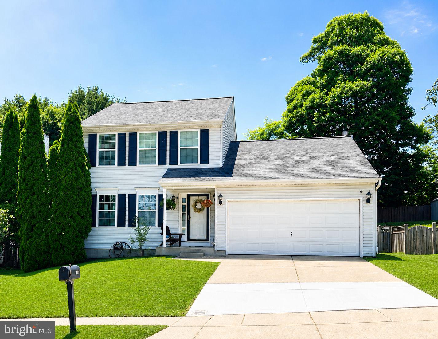 Welcome to this exceptional Colonial, a home that immediately reflects the pride of ownership and meticulous care by its current owners. Thoughtfully enhanced with over $55,000 in recent upgrades, this move-in-ready residence seamlessly combines timeless elegance with modern updates. Every enhancement has been carefully selected and expertly completed to maximize the home's beauty, comfort, functionality, and enduring value.
The inviting main level features a spacious family room centered around a cozy gas fireplace. The thoughtfully designed gourmet kitchen features upgraded countertops, stainless steel appliances, and an oversized pantry, offering incredible storage and functionality in a well-planned space.
Upstairs, the spacious primary suite serves as a private retreat featuring a beautifully renovated, spa-inspired bath completed in 2020. Enjoy a custom-tiled walk-in shower with dual recessed shelf inlays, updated vanity, mirror, lighting, fixtures, and luxury vinyl plank flooring. Two additional generously sized bedrooms and a well-appointed full bathroom complete the upper level.
The fully finished lower level was completely renovated in 2024 and offers an expansive recreation and club room. This oversized space provides endless possibilities for entertaining, hosting game days, movie nights, creating a home gym, playroom, or private guest suite. Gorgeous luxury vinyl plank flooring flows throughout, while the full bathroom adds tremendous flexibility and convenience for overnight guests.
Step outside and discover your own private backyard oasis. The spacious deck, patio, gazebo, beautifully landscaped grounds, mature trees, and professionally installed 8' x 12' vinyl A-frame storage shed with loft storage create the perfect setting for outdoor entertaining, summer barbecues, or simply relaxing in your own peaceful retreat.
Recent improvements provide exceptional value and peace of mind, including all-new interior paint (2026), luxury vinyl plank flooring in the family room (2020), a complete HVAC replacement (2021), water heater (2020), sump pump (2024), partial driveway replacement (2026), Timberline HD architectural roof (2014), Samsung front-loading washer and dryer, LG dishwasher, Whirlpool refrigerator, Kenmore microwave, and numerous additional upgrades throughout the home.
Ideally located in the heart of Harford County, you'll enjoy convenient access to shopping, restaurants, parks, walking trails, schools, and everyday amenities. Commuters will appreciate the close proximity to I-95, Route 24, Route 924, MD-152, and Aberdeen Proving Ground, providing an easy commute throughout Harford County, Baltimore, and beyond.
This is the complete package—beautifully updated, impeccably maintained, and ready for its new owners to simply unpack and enjoy. Some listing photos have been virtually staged using artificial intelligence (AI) to illustrate the potential use of certain rooms. These images are intended for inspiration only. All structural elements, room dimensions, and permanent features remain unaltered.