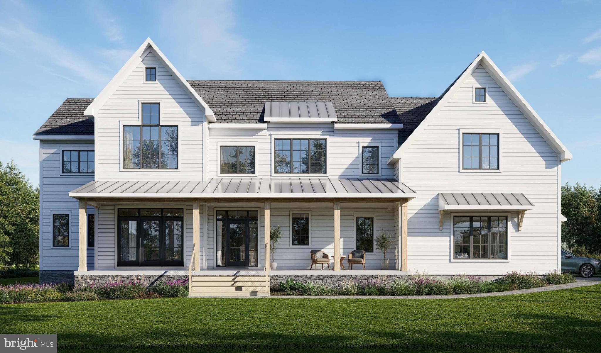 Positioned along one of Solebury’s most charming country roads, Comfort Grove feels like a hidden retreat, where winding drives, wooded surroundings, and timeless Bucks County scenery become part of everyday life. Nestled on 2.6 wooded acres in sought-after Solebury Township, and moments from the charm of Carversville along with the dining, shops, and river-town energy of New Hope and Lambertville, this residence carries a modern yet cozy spirit, blending warmth, light, and thoughtful design. It’s not just a house, it’s a place where architecture and lifestyle connect, where nature seeps into every corner, and where everyday living feels a little more artful.

Inside, 10-foot ceilings and expansive rear walls of Pella glass frame wooded views and flood the home with natural light, while an open, flowing floor plan creates a seamless sense of connection and ease throughout. The kitchen is pure expression, featuring a massive quartz island, Village Handcrafted cabinetry, Wolf-Sub Zero appliances, a super pantry, and seamless access to an open terrace designed for eclectic gatherings, twilight dinners, and fireside nights under the stars.

The heart of the home unfolds into a warm and inviting sunroom anchored by a striking two-way fireplace, creating a natural connection between indoor comfort and the surrounding landscape. A private first-floor office with doors opening onto the covered front porch offers a peaceful work-from-home retreat, while a mudroom with three-car garage entry keeps everyday living effortlessly functional. Upstairs, a thoughtfully designed loft and cozy reading nook add another layer of charm and flexibility.

Each ensuite bedroom carries its own rhythm, but the primary suite sets the tone with dual walk-ins and a spa-worthy bath designed for everyday escape. Thoughtfully reimagined and refined, Comfort Grove reflects an even more intentional approach to design, flow, and everyday living.

With HardiPlank siding, two-zone high-efficiency HVAC, a PEX water system, and the artistry of Barley Custom Homes, Comfort Grove balances thoughtful craftsmanship with modern comfort. The opportunity remains to thoughtfully personalize finishes and design selections, allowing the home to become a true reflection of your own style and vision. Current home on property will be demolished.