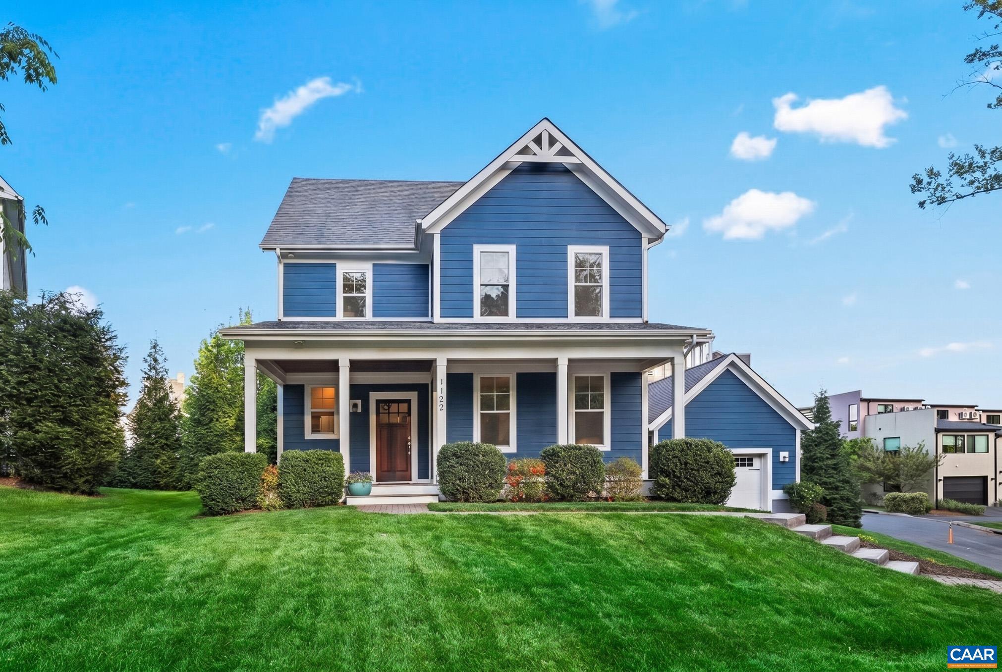 This beautifully maintained 2016 Craftsman-style home offers timeless design, thoughtful upgrades, and an exceptional location just minutes from Downtown, UVA, and the Rivanna Trail, with walkable access to Pen Park and Meadowcreek Golf Course. Tucked away on a quiet cul-de-sac, this inviting 3-bedroom, 2.5-bath home welcomes you with a spacious covered front porch, peaceful surroundings, and a screened back porch that opens to a private patio framed by lush landscaping. Inside, natural light and thoughtfully connected living spaces create a home that feels open, calming, and easy to settle into. Hardwoods run throughout the first floor, where the kitchen flows seamlessly into an inviting living room with gas fireplace and spacious dining area. Generous storage, well-proportioned bedrooms, and an intuitive layout make everyday living effortless. Foam insulation, a tankless water heater, and a detached garage add everyday comfort, efficiency, and convenience. Between its peaceful setting, modern energy-conscious upgrades, and quick access to the best of Charlottesville, this home is as easy to love as it is to live in.,White Cabinets