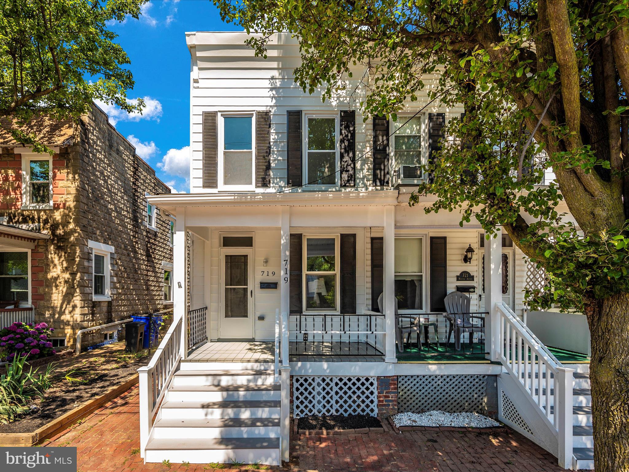RUN DON'T WALK! Don't miss the opportunity to own this updated home in downtown Frederick. This beautifully renovated gem offers the perfect blend of historical charm and modern comfort. Be prepared to be impressed as soon as you step into the living room filled with natural light, new floors, fresh paint, new windows and that you'll also find the new half bath added for convenience.  Make your way through the living room to the gourmet kitchen boasting all new shaker-style cabinets, stainless steel appliances and quartz countertops. As you go through the kitchen, you will find the conveniently located laundry room with access to the yard and also the extra BONUS ROOM that you can use, perhaps as an office, guest room, storage or for whatever your desires may be. On the upper level, you will find three spacious bedrooms along with a full bathroom. There is also off street parking behind the house with a two space carport off that you can access by Linton Alley. This home has been renovated from top to bottom and is ready to welcome the new owner to Downtown Frederick! Enjoy the convenience of urban living with shops, restaurants, and parks just steps away. Don't miss your chance to own this stunning piece of Frederick's history!" Schedule your showing NOW before it's too late.