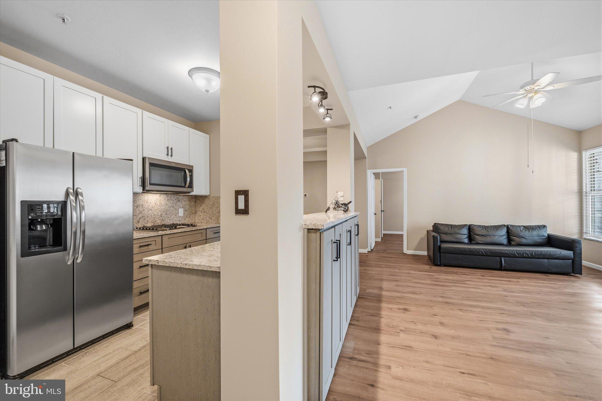 Welcome to 46628 Drysdale Terrace unit 301, a fully renovated condo in the sought-after Riverbend at Cascades community. Completely updated in 2026, this home features high vaulted ceilings and a bright, open layout with a spacious family room, separate dining area, and a modern kitchen with new cabinetry, countertops, and appliances. The primary suite offers a renovated private bath and ample closet space, along with a second bedroom and full bath for added flexibility. Enjoy a private balcony, in-unit laundry, and additional storage, all in a prime location near shopping, dining, major commuter routes, and Cascades amenities. Turnkey and move-in ready.