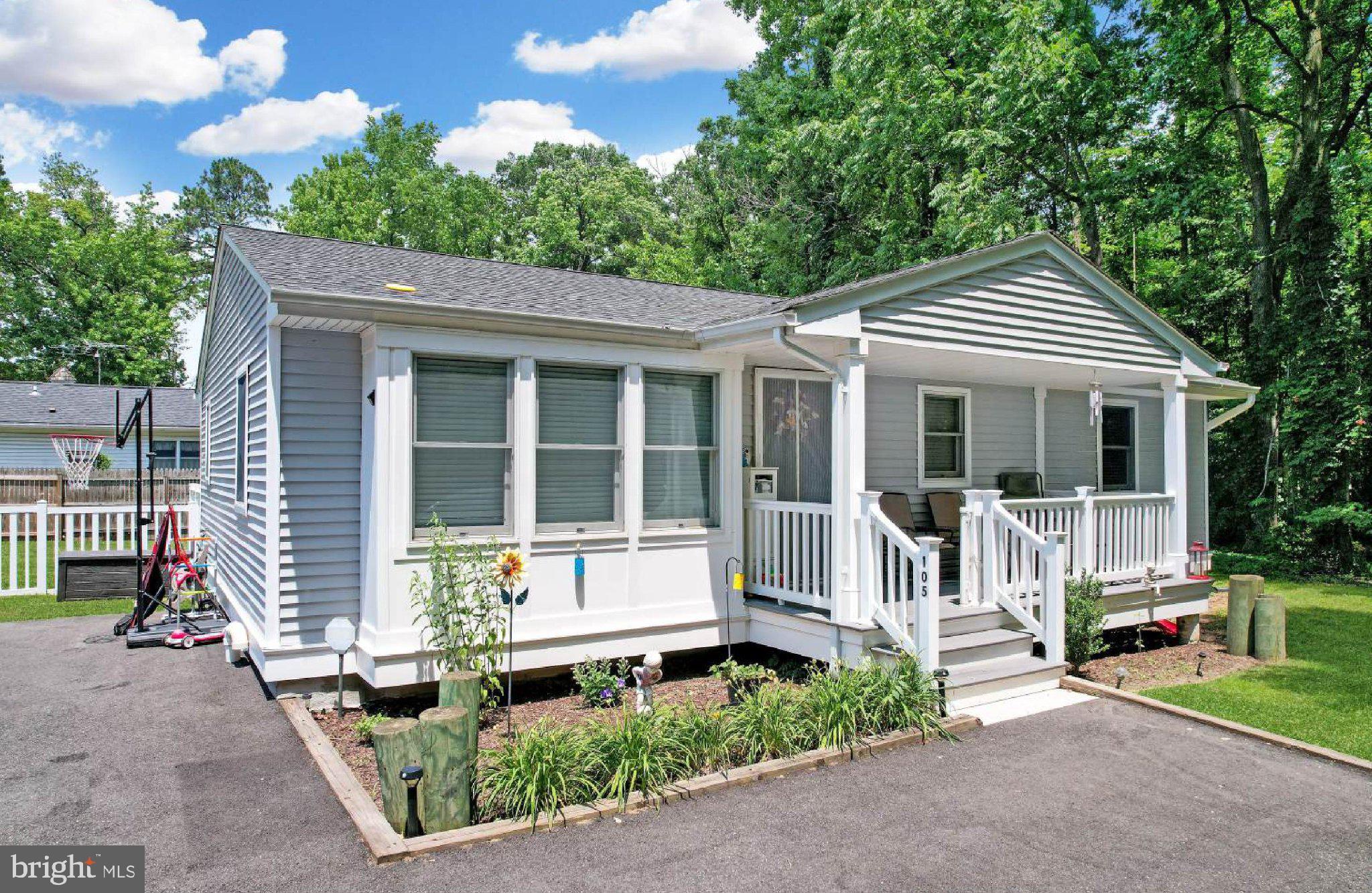 This charming ranch-style home, renovated in 2020, offers a perfect blend of modern comfort and classic appeal. With a thoughtfully designed living space, this residence features three inviting bedrooms and two full bathrooms, including a luxurious primary bath with upgraded countertops and a walk-in tiled shower. The heart of the home is the spacious eat-in kitchen, complete with stainless steel appliances, an island for casual dining, and a family room that flows seamlessly off the kitchen, making it ideal for gatherings. Natural light abounds and the recessed lighting & ceiling fans enhance the warm ambiance throughout. Step outside to enjoy the maintenance-free deck and porch, perfect for relaxing or entertaining while overlooking the level fenced rear yard. Abundant off-street paved parking for numerous boats, RV's & vehicles. Situated in a welcoming community, this home is surrounded by well-maintained parks and recreational areas, providing ample opportunities for outdoor activities including; boating, fishing/crabbing, cook-outs & swimming on the sandy beaches along the scenic Chesapeake Bay. With easy access to restaurants, shops and a friendly neighborhood atmosphere, this property is not just a house; it's a place to create lasting memories. Experience the comfort and community spirit that this lovely Stevensville home and Kent Island lifestyle has to offer!