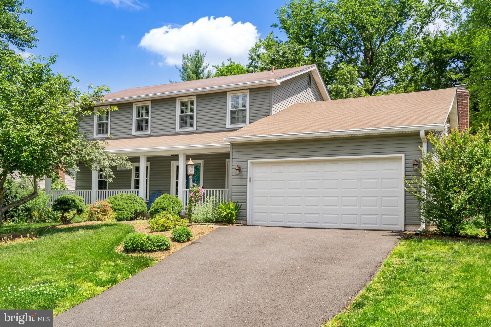 OFFER DEADLINE  - MONDAY JUNE 7 AT NOON   Welcome Home! This lovingly maintained home is updated throughout! Beautiful gourmet kitchen with cherry cabinets, wet-bar and granite counters opens onto breakfast area and living room. Expansive formal living room is bright and sunny! Living room opens onto large deck and huge flat backyard! Updated and expanded Primary Suite includes Primary bath with walk in shower and separate claw foot soaking tub and huge dressing room. Finished walk out basement features rec room, bonus room , and recently updated full bath. Two car garage has plenty of room for storage. Beautiful flat yard is completely fenced and includes koi pond, mature plantings and storage shed. Easy access to commuting routes. Neighborhood pool and tennis courts are just a short walk away!