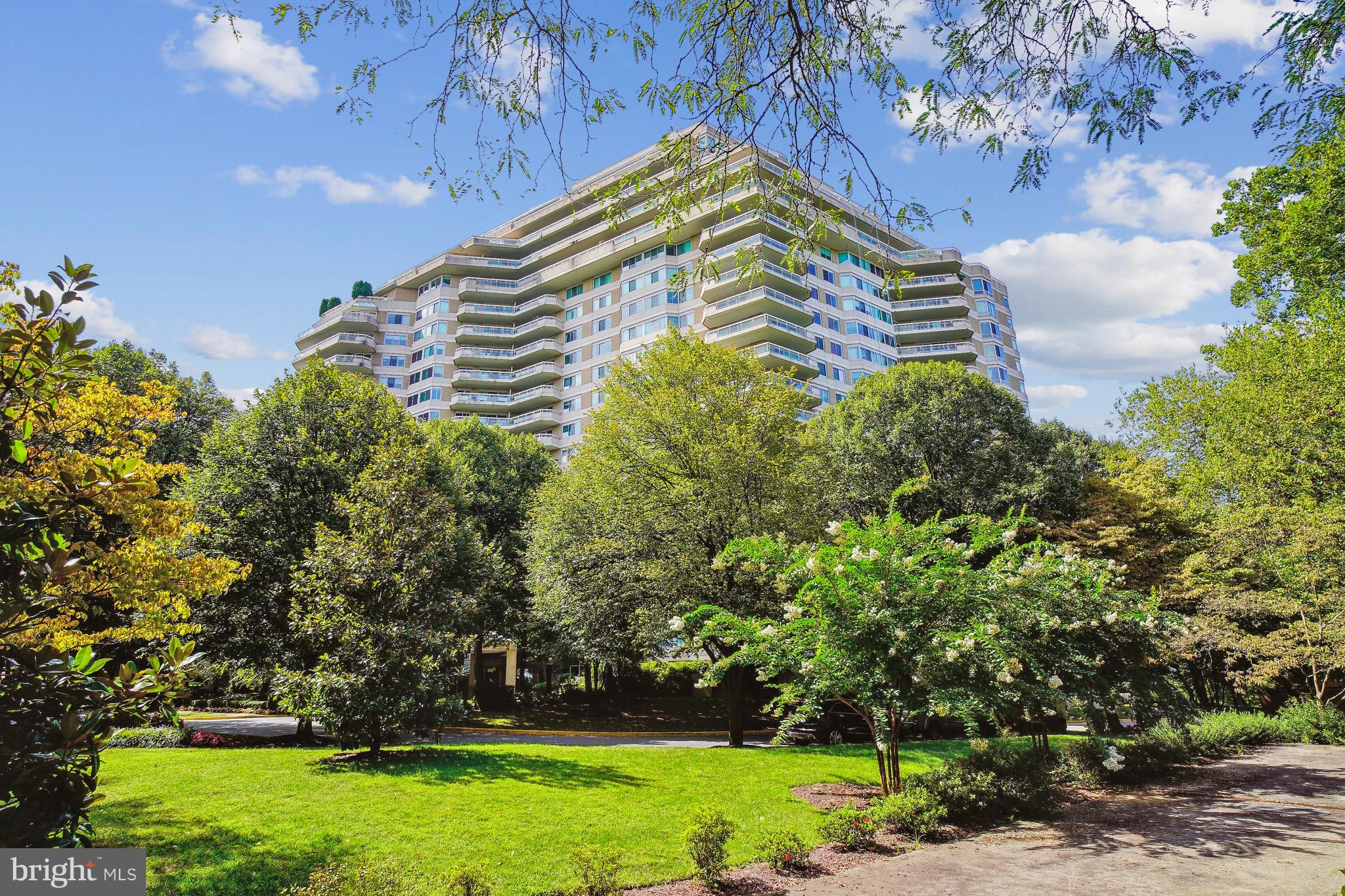 The word "spectacular" does not begin to describe this outstanding, approximately 5,500+ square-foot condominium. It is located in the gated, 17-acre parklike Somerset complex, which consists of three unique buildings. Its Friendship Heights location in Chevy Chase, MD, is only half a mile to the Friendship Metro with access to all that the exciting Metro DC area has to offer!
Originally two condos, they have been seamlessly melded together into one exquisite residence. From the moment you enter the luxurious, open foyer, you know that you are about to encounter the very best of everything that a truly discerning owner might desire. The finishes are of the highest quality, including elegant moldings, tasteful flooring, paneled walls, and a number of designer built-ins.
The exquisite circular foyer with its dome chandelier is complemented by a custom circular floor design made of walnut and ash. This welcoming entrance also features a separate alcove with guest closet and Powder Room as well as a large walk-in closet.
If you are looking for spacious rooms for entertaining, this home is for you! The expansive Living Room features a hidden bar with a marble countertop. The Dining Room with a wall of windows, and double sliding glass doors opens to a gracious patio. The Kitchen is a chef’s delight with top-of-the-line appliances, an eating island, handsome hardwood cabinetry with marble counters, and a separate Breakfast Room with floor-to-ceiling storage and  a built-in buffet with windows above and cabinets below.
The Primary Suite is truly special! The large bedroom with balcony has two luxurious Bathrooms, each with its own adjacent organized closet space. In addition to a separate whirlpool tub and oversized shower, one Bathroom has an elongated vanity with sink, mirror, and sconces. A special feature is private space for a small office. The second Bathroom features an oversized stall shower, vanity with mirror and wall sconces, and a luggage closet.
The second wing of this splendid home offers a prep Kitchen, Family Room with a closeted big-screen TV, bar area, bay window, and both an atrium door and sliding glass door to the patio. There are two additional Bedrooms located in this wing. Adjacent to Bedroom #2 is Full Bath #3 with an oversized marble shower and a vanity. The third Bedroom overlooking the patio has an ensuite bathroom with marble counter and a tub/shower. The Laundry Room finishes off this wing.
The amenities of this luxury condominium are seemingly endless: 24-hour security, meticulously landscaped grounds, tennis and pickleball courts, heated indoor and outdoor pools, a three-story clubhouse with party rooms, billiards and table tennis rooms, racquetball court, state-of-the-art fitness center, and aerobics studio, and so much more!
If you thought you couldn’t find a home that has it all, think again!