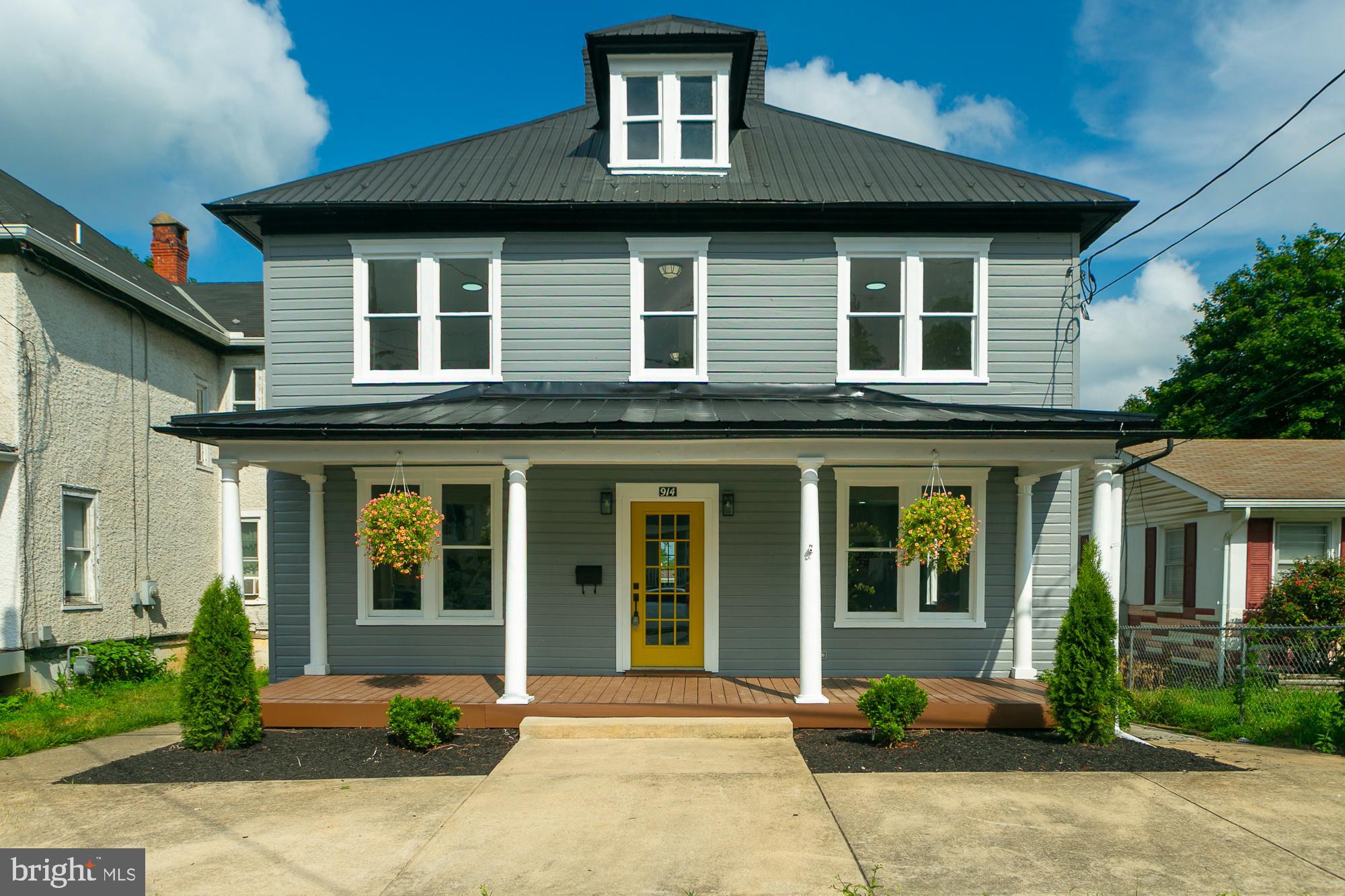 Fully Renovated Classic Four-Square with Modern Updates! This beautifully renovated home offers the perfect blend of timeless character and contemporary style. Featuring 5 spacious bedrooms, including a main-level primary suite, this home provides exceptional flexibility for today's lifestyle.

The heart of the home is the stunning gourmet kitchen, thoughtfully designed with modern finishes, abundant cabinetry, and plenty of space for cooking and entertaining. Enjoy bright, spacious living areas, enhanced by new HVAC, updated electrical and plumbing, and quality renovations throughout for added comfort and peace of mind.

Step outside to a huge backyard—perfect for entertaining, gardening, or play—complete with a detached garage and inviting covered front and rear porches for relaxing in every season.

This move-in-ready home combines classic charm with modern conveniences and offers an exceptional opportunity you won't want to miss!