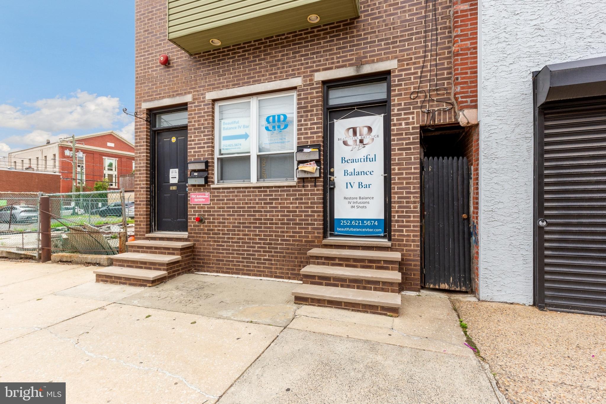 Available NOW:

Discover prime commercial office space at 1616 Fairmount Ave. This first-floor unit is ideal for new tenants seeking a versatile workspace. Features include a powder room for convenience, tall ceilings that enhance spaciousness, and hardwood floors for a professional atmosphere. A separate mini fridge and sink area add practicality, while two windows flood the space with natural light, creating an inviting environment. Located in a vibrant area with ample foot traffic, this space offers excellent visibility and accessibility. Located directly on Fairmount Ave, you'll be surrounded by nonstop businesses and eatery. Easily accessible via I-76, I-676, and public transportation options. Close proximity to to Kelly Drive, Philadelphia Museum of Art, Rodin Museum, Eastern State Penitentiary, and Logan Square. Whether you're starting a new venture or expanding your business, 1616 Fairmount Ave provides the perfect setting. Schedule your showing today to envision your business thriving in this dynamic location!

Lease Terms:

Generally, first month, last month, and one month security deposit due at, or prior to, lease signing. Other terms may be required by Landlord. $55 application fee per applicant. Tenants responsible for all utilities + $30/month flat water fee. Zoning is CMX-2.