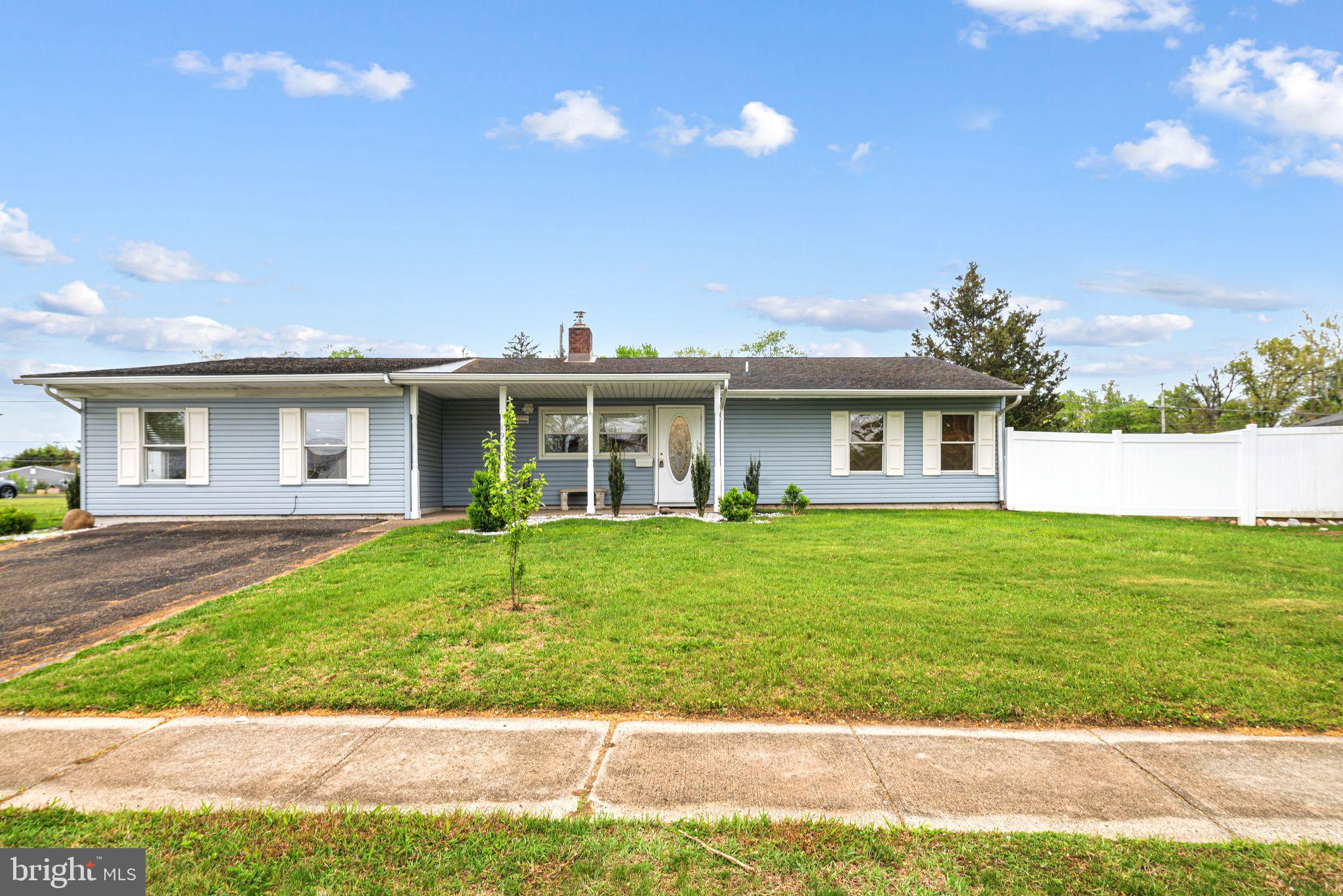 Welcome to 191 Crabtree Dr, a beautifully refreshed ranch-style home on a spacious corner lot, offering the perfect blend of comfort, functionality, and inviting charm in the heart of Levittown. This 3-bedroom, 1.5-bath residence greets you with a spacious front yard, private driveway, and a welcoming front porch—ideal for enjoying quiet mornings or relaxing evenings. Step inside to a sun-filled living room featuring rich hardwood floors, and a seamless connection to the stunning, newly renovated kitchen. Thoughtfully designed, the kitchen showcases brand-new appliances, including a stove and refrigerator, sleek finishes, and a convenient bar-style seating area perfect for casual dining or entertaining.

Just beyond the kitchen, you’ll find a versatile living room with a vaulted ceiling along with an additional room that can easily serve as a third bedroom, home office, or playroom. This area is complemented by a dedicated laundry room and a convenient half bath, offering flexibility for modern living. On the opposite side of the home, two generously sized bedrooms provide comfort and privacy, along with a shared full bathroom. Natural light pours in throughout the home, enhancing its warm and welcoming atmosphere.

Step outside to enjoy the large, fenced-in backyard—perfect for gatherings, pets, or simply unwinding—complete with a brand-new patio ready for summer entertaining. Located near popular attractions like Oxford Valley Mall and Core Creek Park, you’ll have easy access to shopping, dining, outdoor recreation, and scenic trails. With its move-in-ready updates, flexible layout, and prime location, this home offers an exceptional opportunity for anyone looking to settle into a vibrant and convenient community.

The home features FULLY PAID OFF solar panels, with a warranty through Generac. The home also includes a 3-circuit battery backup system, with a 200-amp electrical service - this home is 100% electric. 

This property also qualifies for a HOMEBUYER GRANT up to $17,500! Inquire within.

Make your appointment today!