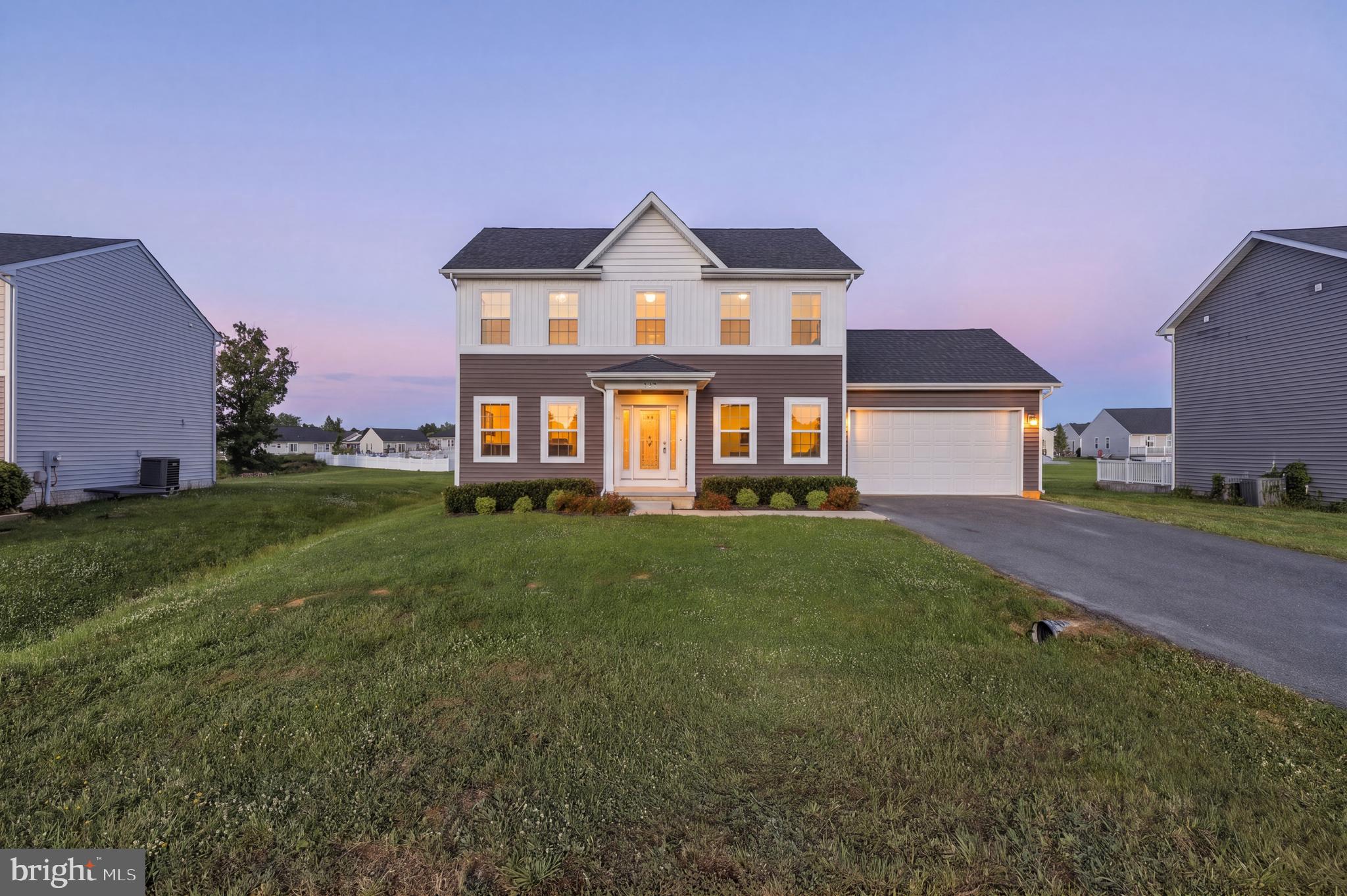 🎉 Price Improvement Alert! 🎉 
 We’re excited to announce a reduced price, making this beautiful home even more accessible.  Welcome to this stunning move-in ready home in the popular Chandlers Glen community, just minutes from the WV/VA line! Built in 2018, this house features a thoughtfully designed floor plan that blends modern luxury with traditional charm. Step inside to find a spacious interior with crown molding and recessed lighting that creates a warm, inviting atmosphere. To the left, you'll find the perfect spot for a home office or study, which flows into the cozy family room with a fireplace. The kitchen and dining room combo is perfect for entertaining, making it easy to host friends and family. Upstairs, you'll discover three generously sized bedrooms and two full baths, plus the convenience of upper-level laundry. But wait, there's more! Don't miss the finished basement-this versatile space can be used as a second family room and features a half bath. You'll love the easy access to the fully fenced backyard, perfect for relaxation and fun. This home truly has it all- don't miss your chance to make it yours!