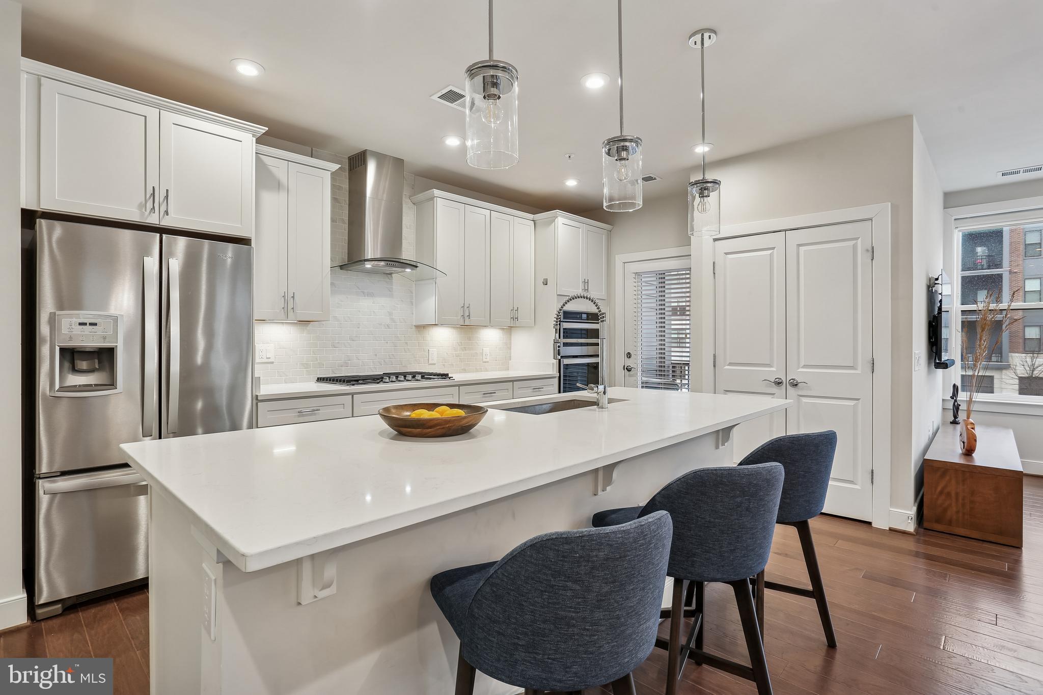New Price Improvement! Don't Miss Out On This Incredible Opportunity At The Lovely Community Of Tower Oaks!  This Gorgeous And Well Maintained Corner Unit Features Two Bedrooms, Two Bathrooms, Bright And Spacious Open Floor Plan,  Private Balcony, High Ceilings, Large Primary Walk-In Closet With New Elfa Closet System, And An Extra Large Kitchen Island. The Entry Way Is Separate From The Main Living Area And Features A Laundry Room With Washer/Dryer Included.  The Outdoor Space Includes Luxurious Amenities Such As An Outdoor Pool, Club Room, Fitness Center, Yoga Studio, Tot Lot, Sport Court, And An Amazon Hub.  This Home Is Conveniently Located Near I-270, North Bethesda Metro, Pike & Rose, Park Potomac, And Within Walking Distance to Clyde's Of Tower Oaks And Glenwood Grill. Garage Parking Is Located At The Ground Level. This Is A Rare Opportunity As These Units Do Not Become Available Often.