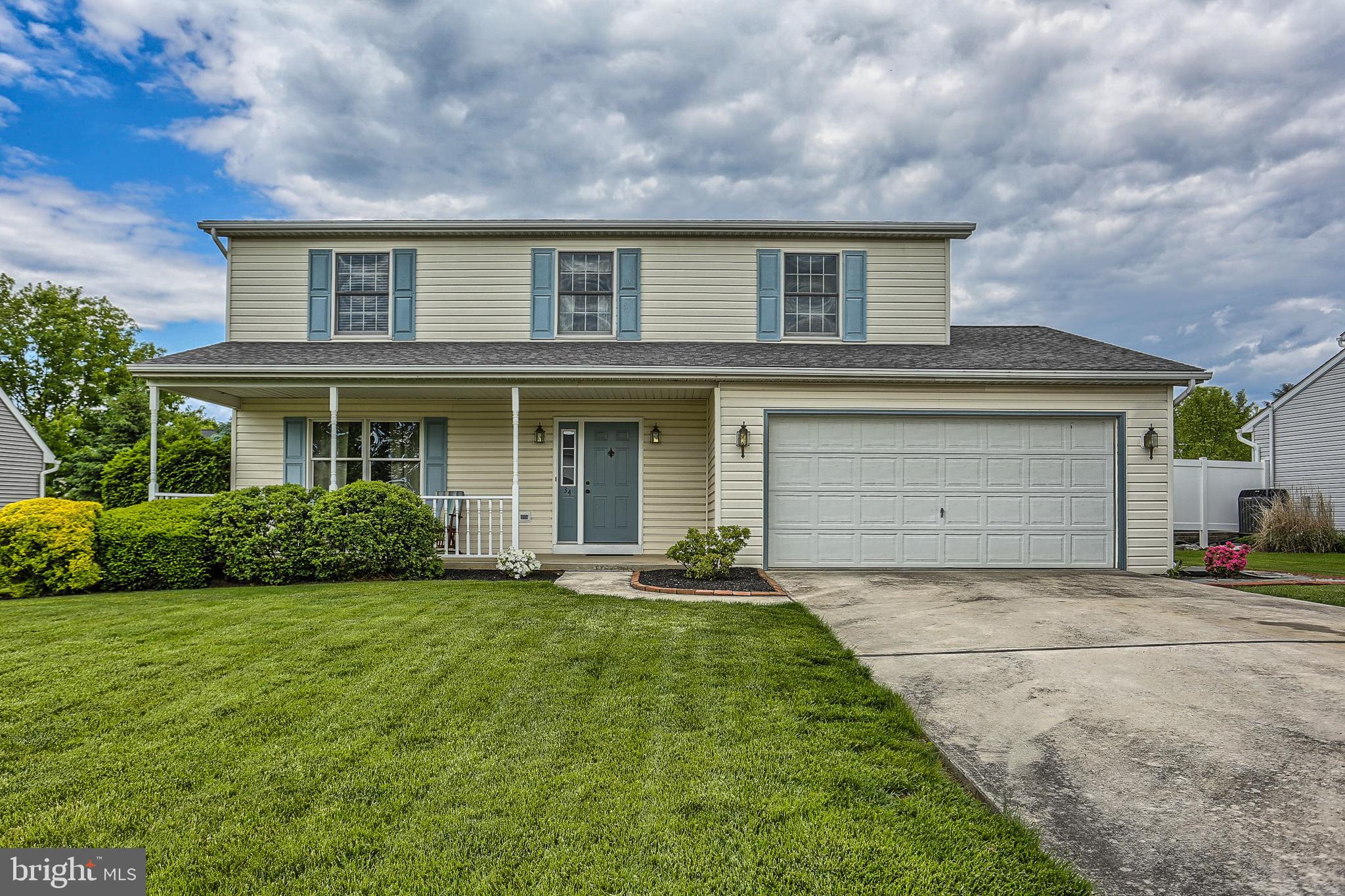 What a find in popular Konhaus Estates! Four bedrooms, 2.5 baths, and a big flat lot in Cumberland Valley Schools. Two-car garage, 2nd floor laundry room, family room, living room, eat-in kitchen plus a formal dining room. Master bedroom has a full bath and a large walk-in closet. Roof, HVAC system and kitchen appliances are all updated! Covered front porch to watch the sunset! This home offers a flowing floor plan, neutral decor, sizable open kitchen with ample cabinet and counter space, and an inviting rear deck perfect for entertaining. A must see!