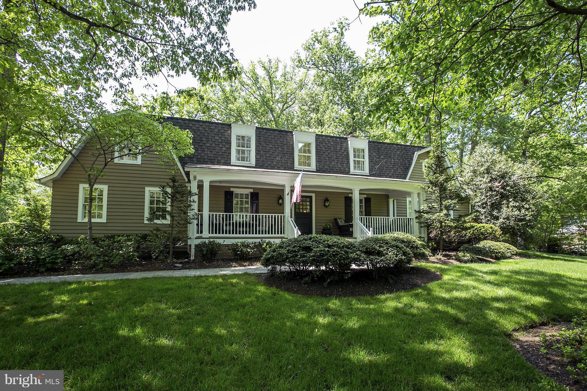 CIRCA 1930s PROPERTY RICH IN HISTORY & PRIVATELY SITED OFF OLD DOMINION ON TWO BEAUTIFUL IDYLLIC ACRES WITH POOL, WATERFALL, SPORT COURT & TWO CAR GARAGE W/ATTACHED HEATED GAME ROOM * TOTALLY RENOVATED W/ HANDSOME DRAMATIC FEATURES & DECORATOR APPOINTMENTS THROUGHOUT * GREAT ROOM W/STONE FIREPLACE * MASTER W/SITTING ROOM & BALCONY WITH GREAT VIEWS * FRONT & SIDE PORCHES * THREE FIREPLACES