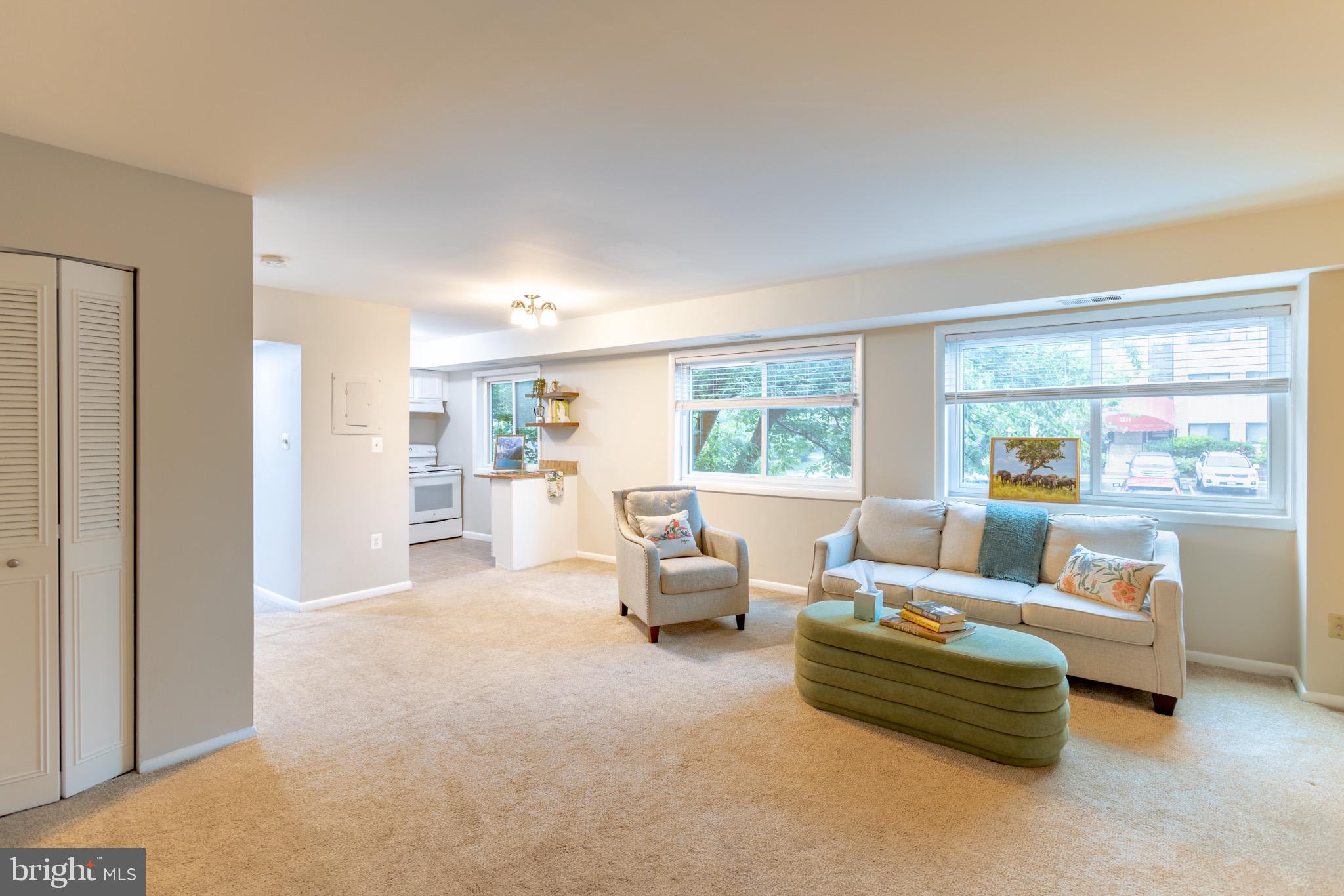 Welcome to this sunlit, move-in-ready 1-bedroom, 1-bathroom condo in Alexandria's sought-after Bolling Brook community!

This beautifully maintained 690-sq-ft home offers comfortable, low-maintenance living with fantastic recent updates, including:

In-unit Washer & Dryer (2021)

Dishwasher & Garbage Disposal (2022)

Refrigerator (2023)

Modern Thermostat Panel (2023)

The inviting layout features a spacious living area, a generous primary bedroom with ample closet space, and your own storage unit in the building.

Community & Convenience
The monthly condo fee covers almost everything—gas, water, trash, snow removal, and common area maintenance. Enjoy premier community amenities including an outdoor pool, tot lots, and a pet-friendly dog park.

Minutes from major commuter routes, shopping, and dining, you have seamless access to Arlington, Old Town Alexandria, and Washington, D.C.

Vacant, updated, and ready for you—schedule your tour today!
