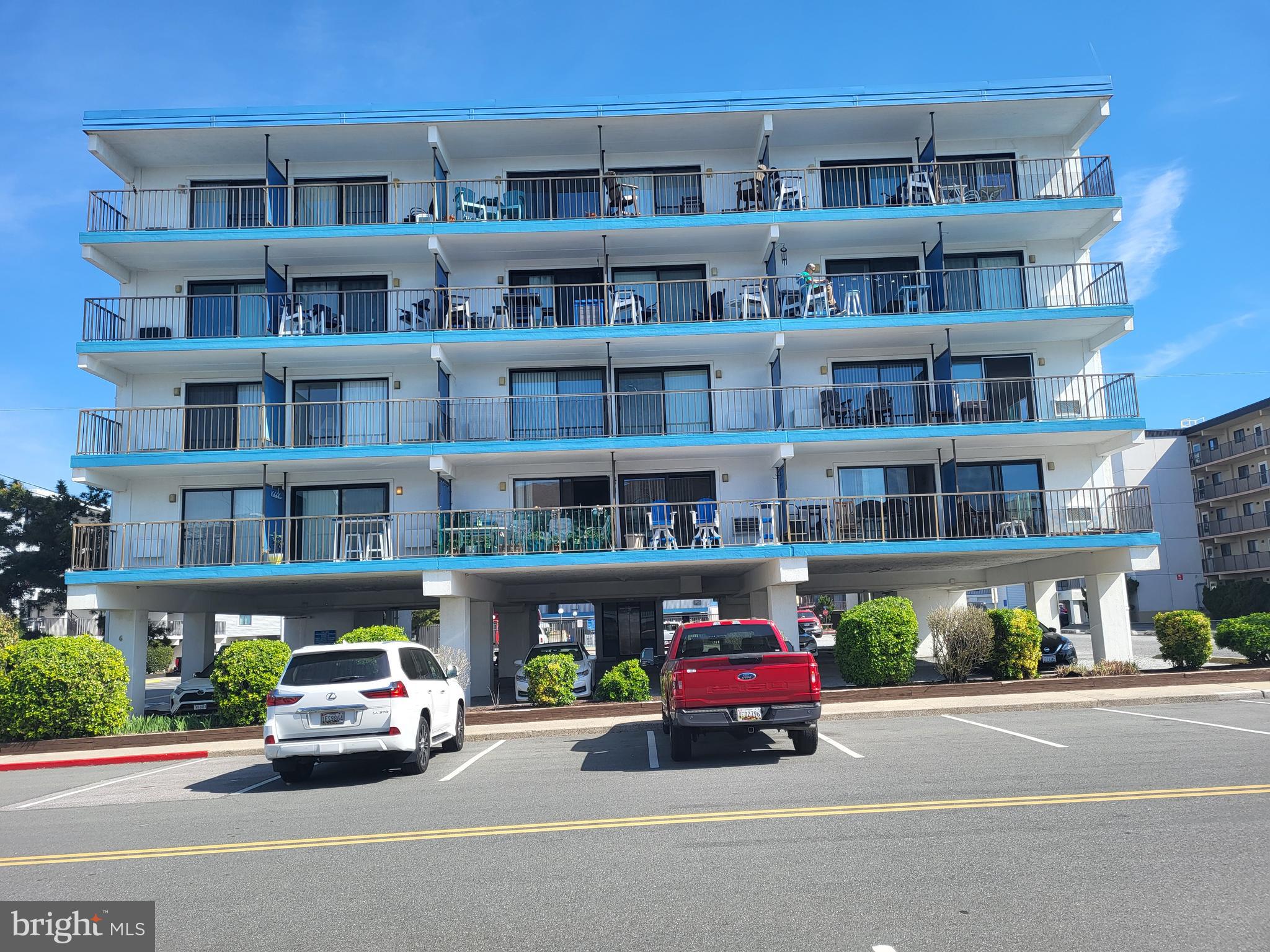 This beautiful 1-bedroom, 1.5-bath ocean block end-unit condo offers a bright, coastal retreat with a stunning view of the ocean. Enjoy your morning coffee on the private balcony as you take in the sound of the waves and the fresh ocean breeze. The outdoor pool provides a perfect spot to unwind after a day in the sun.

Just a short walk from the beach, this condo is ideally located near popular restaurants, shops, and local amusements. Whether you're looking for a relaxing getaway or a convenient place close to everything, this unit delivers comfort, charm, and the best of beachside living.
This condo is in a  short term rental program for 2026